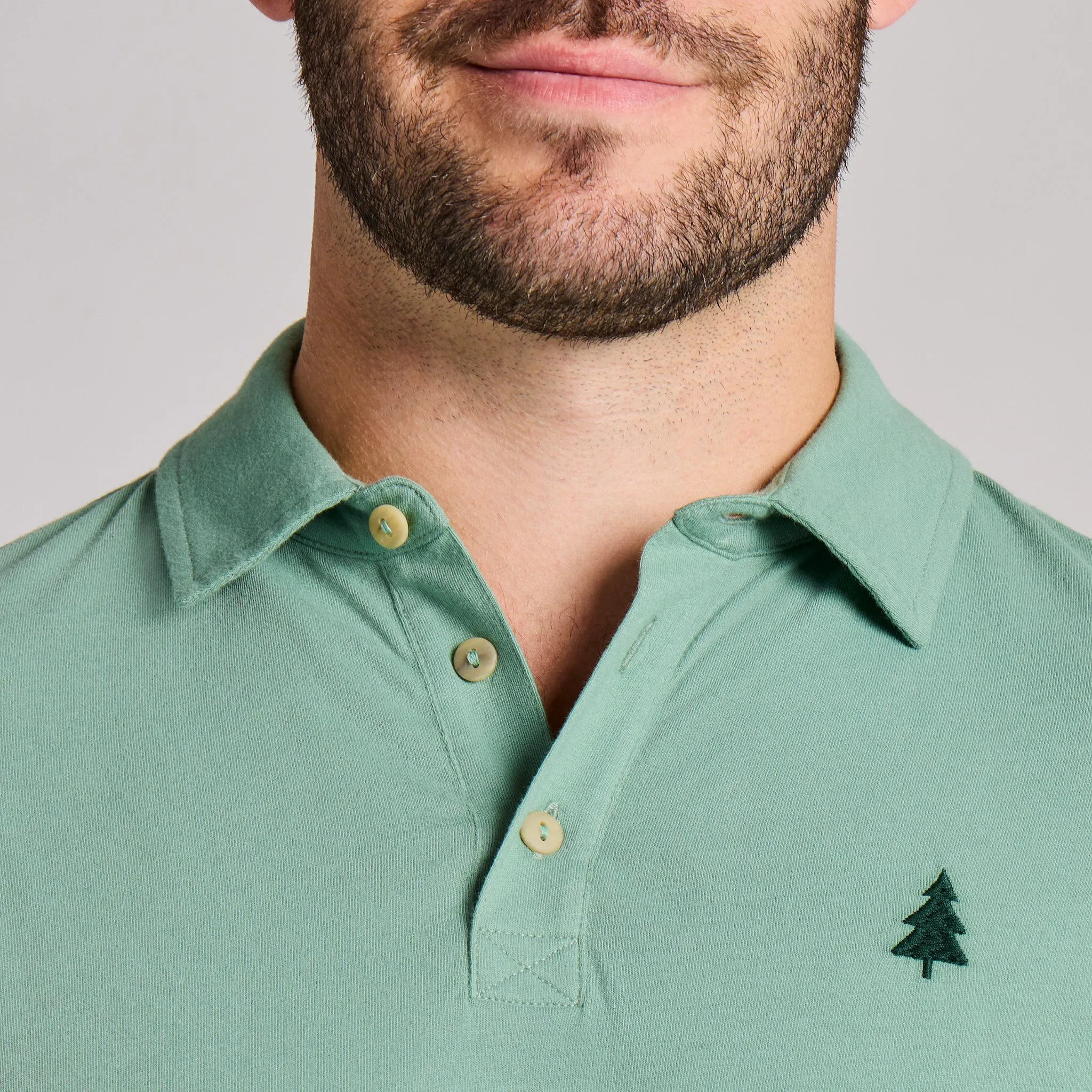 Men's Bert's Evergreen Short Sleeve Crusher-LITE Polo sold by Life is Good product image thumbnail 5