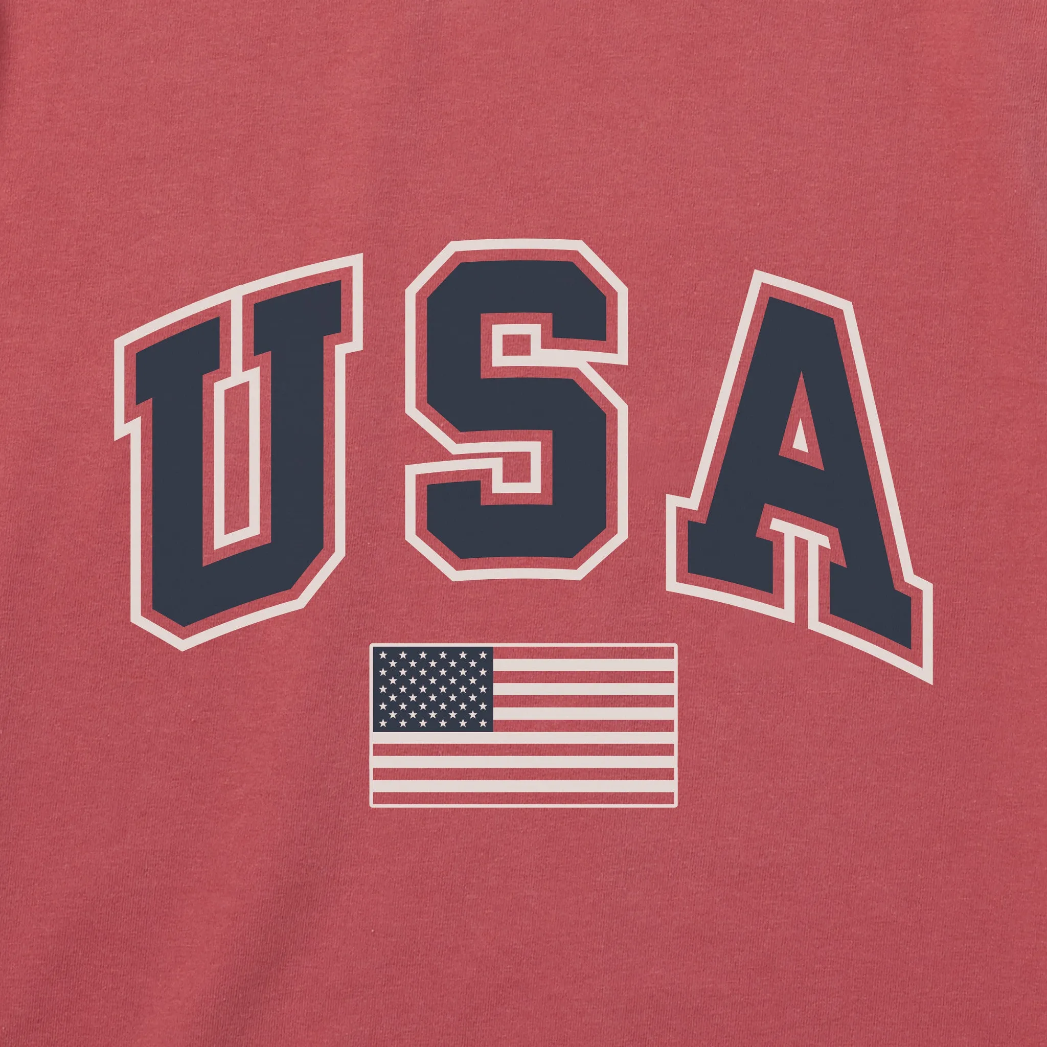 Men's USA Flag Arch Short Sleeve Crusher Tee sold by Life is Good product image thumbnail 2