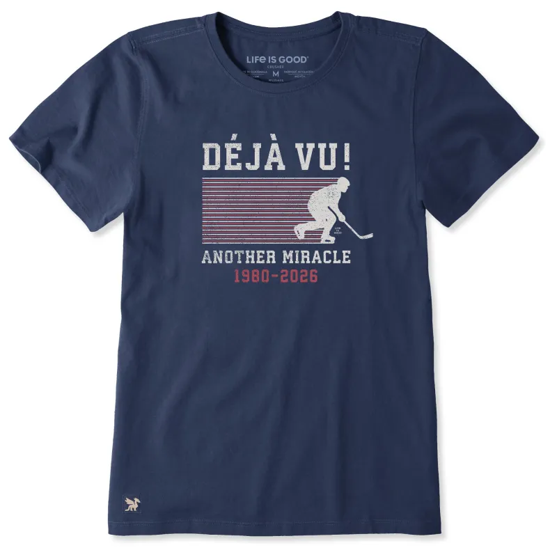 Women's Another Miracle Hockey Short Sleeve Crusher Tee sold by Life is Good