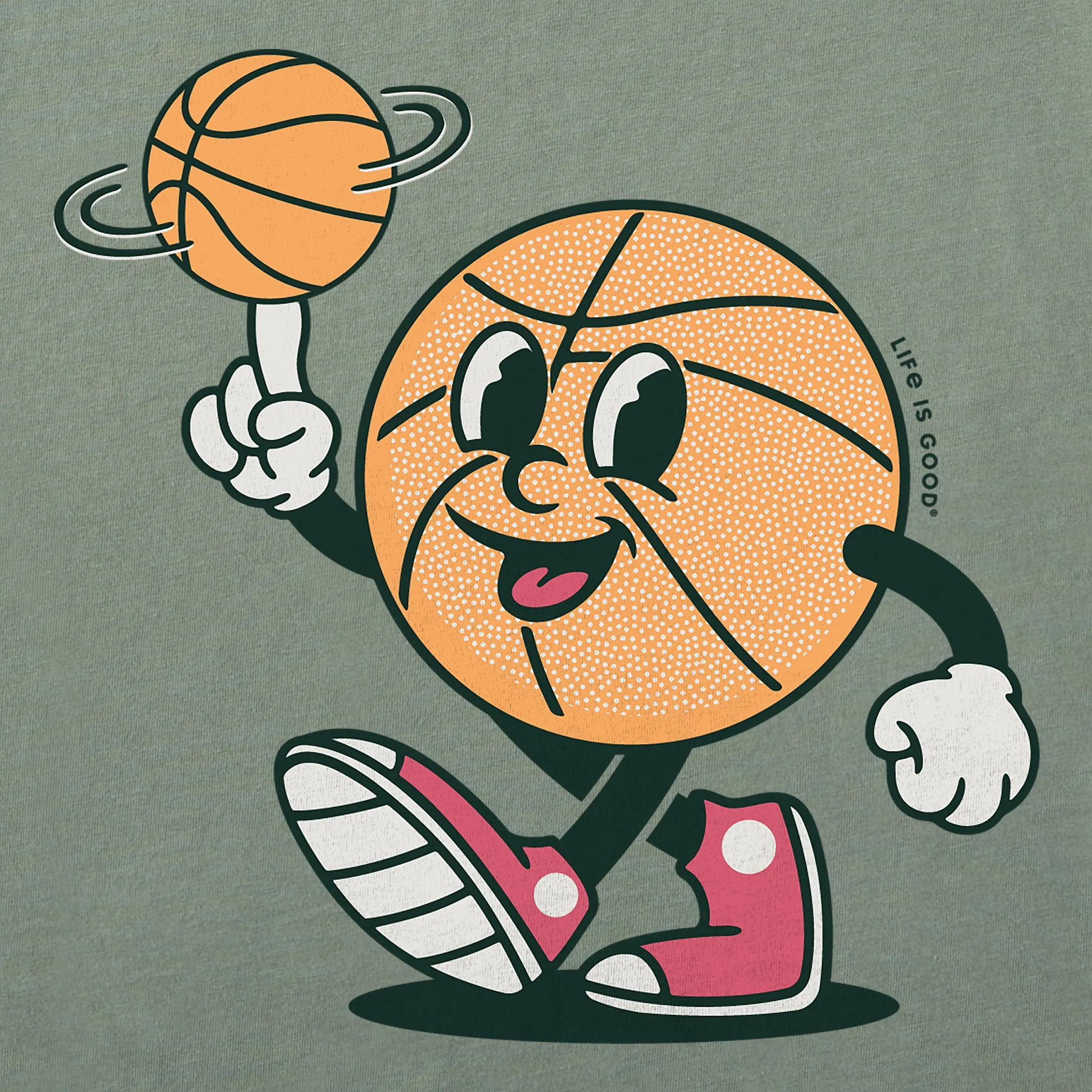 Women's Basketball Guy Crusher-LITE Shrunken Tee sold by Life is Good product image thumbnail 2