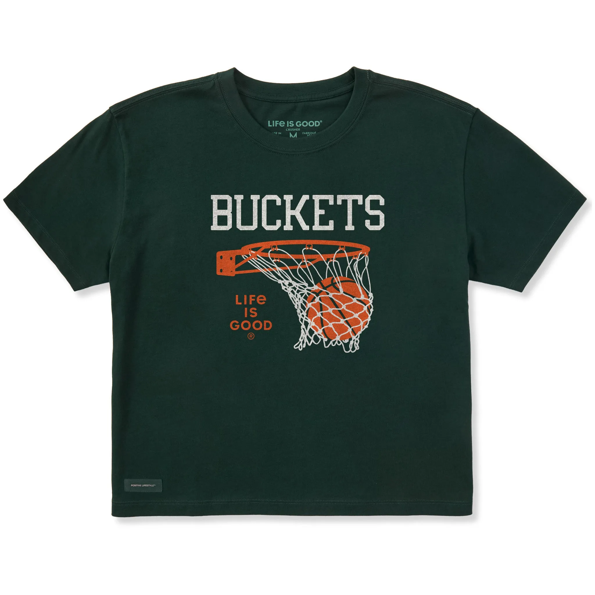 Women's Buckets Bucket Short Sleeve Crusher Boxy Tee sold by Life is Good