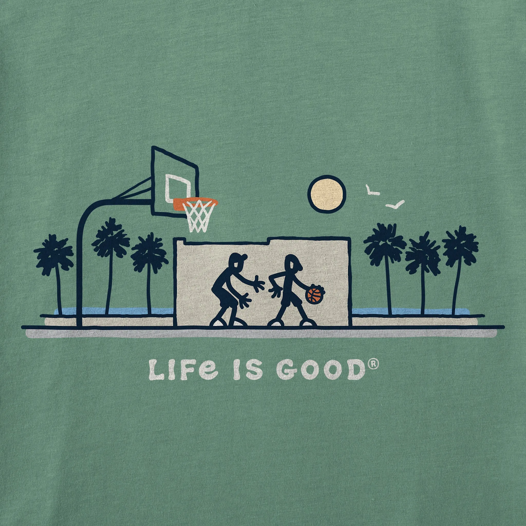 Men's Venice Basketball Vista Short Sleeve Crusher Tee sold by Life is Good product image thumbnail 2