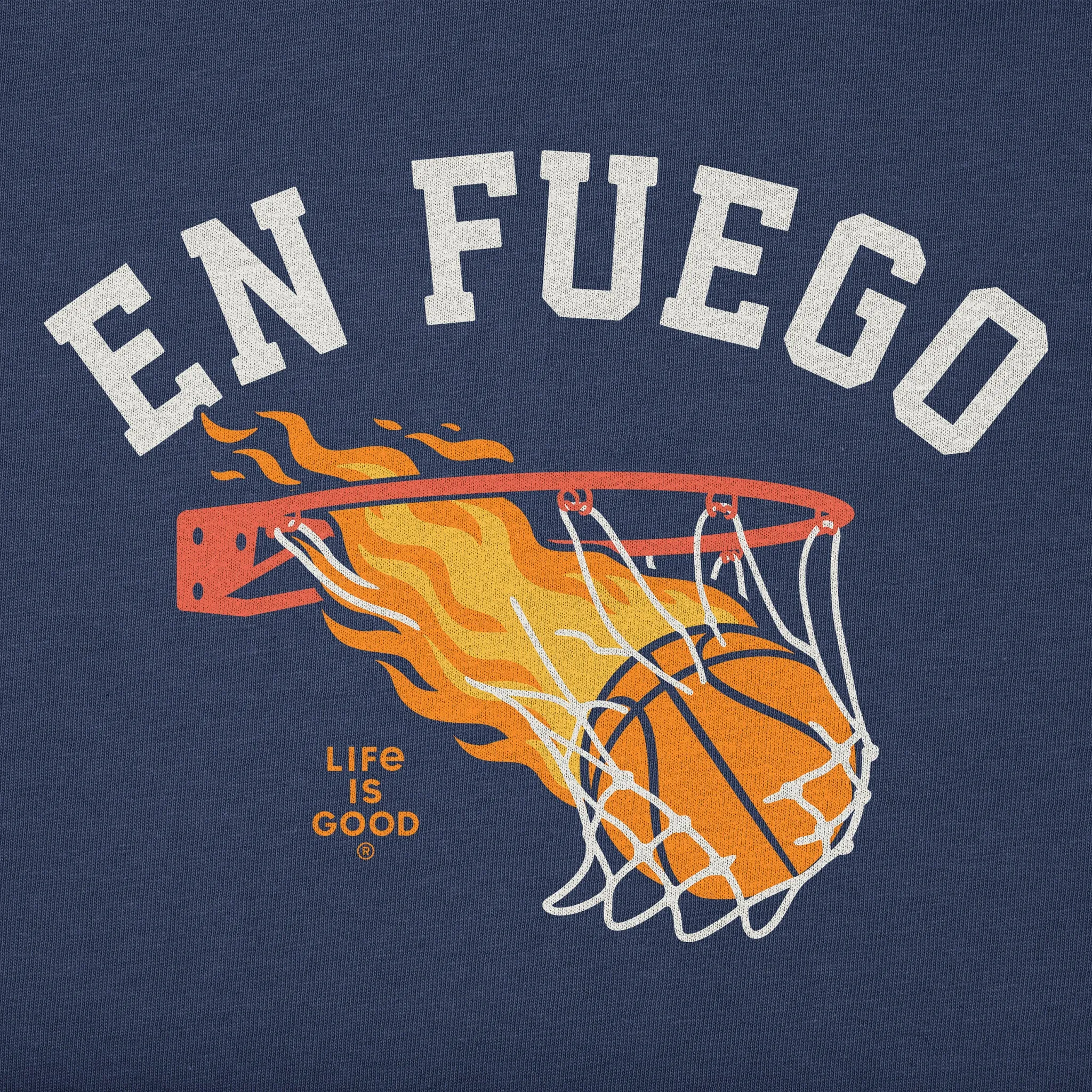 Women's En Fuego Short Sleeve Crusher Tee sold by Life is Good product image thumbnail 2