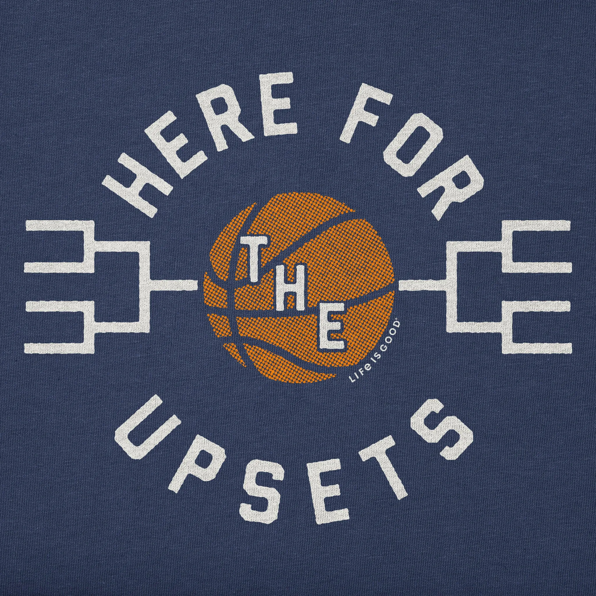 Men's Here for the Upsets Short Sleeve Crusher Tee sold by Life is Good product image thumbnail 2