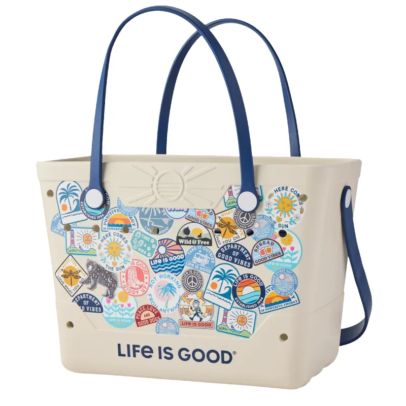 Life is Good Beachcomber Bag Bumper Sticker made by Life is Good