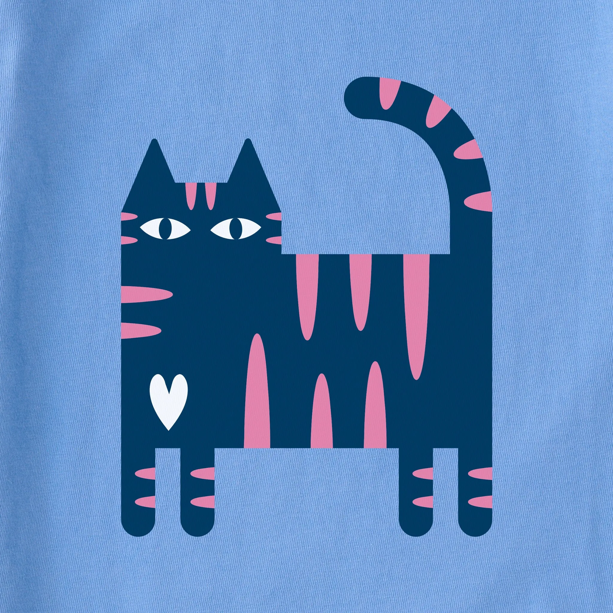 Women's Cat Stripes Short Sleeve Crusher Tee sold by Life is Good product image thumbnail 5