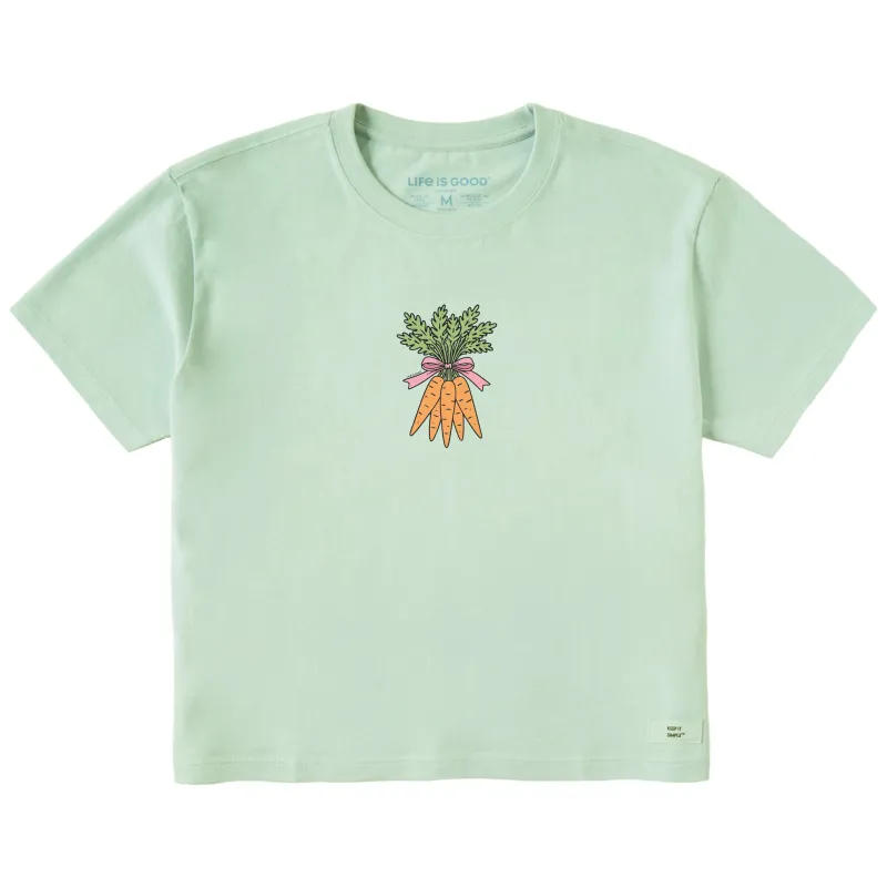 Women's Carrot Bunch Short Sleeve Crusher Boxy Tee sold by Life is Good