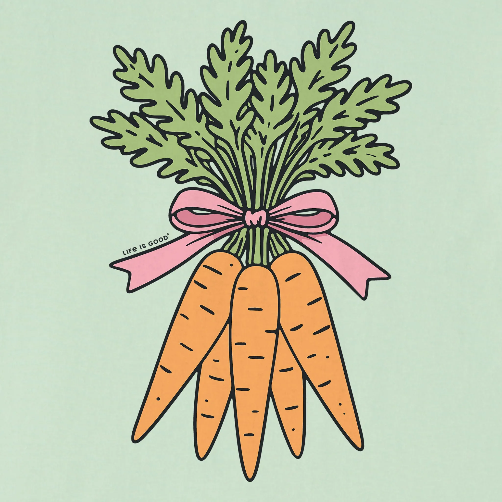 Women's Carrot Bunch Short Sleeve Crusher Boxy Tee sold by Life is Good product image thumbnail 2