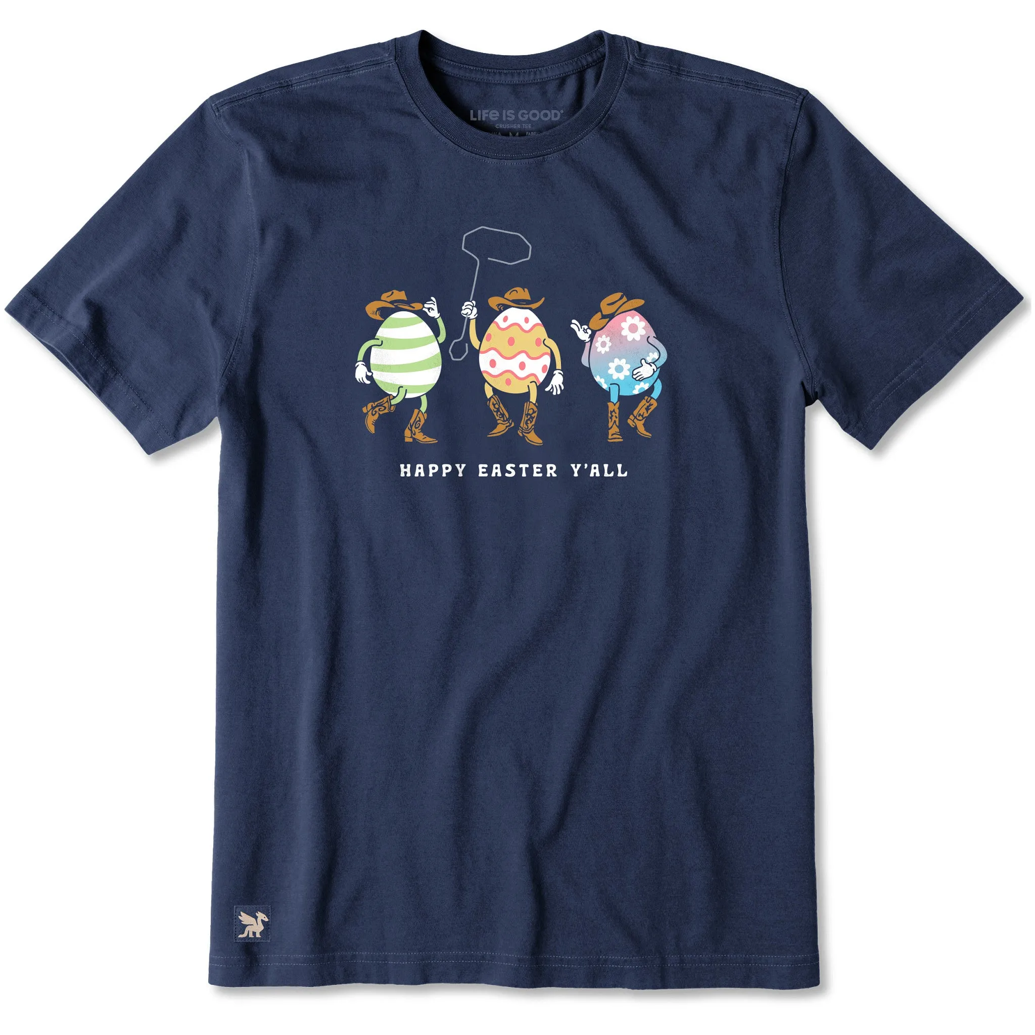 Men's Happy Easter Y'all Short Sleeve Tee sold by Life is Good product image thumbnail 3