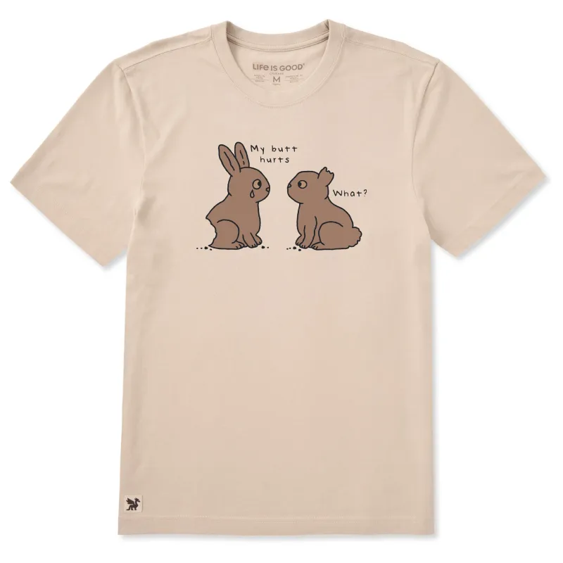 Men's My Butt Hurts Short Sleeve Crusher Tee made by Life is Good