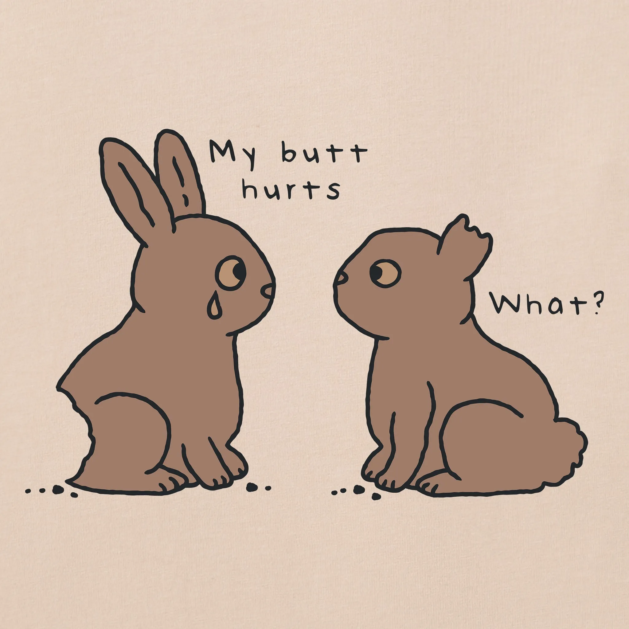 Men's My Butt Hurts Short Sleeve Crusher Tee sold by Life is Good product image thumbnail 2