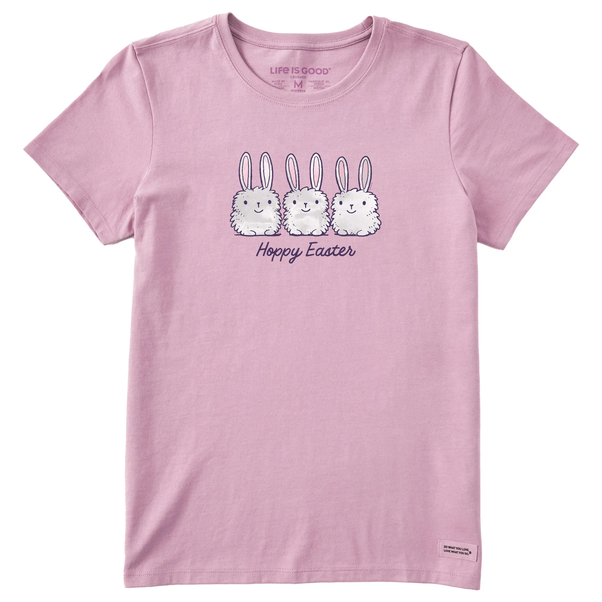 Women's Happy Easter Bunnies Short Sleeve Crusher Tee sold by Life is Good