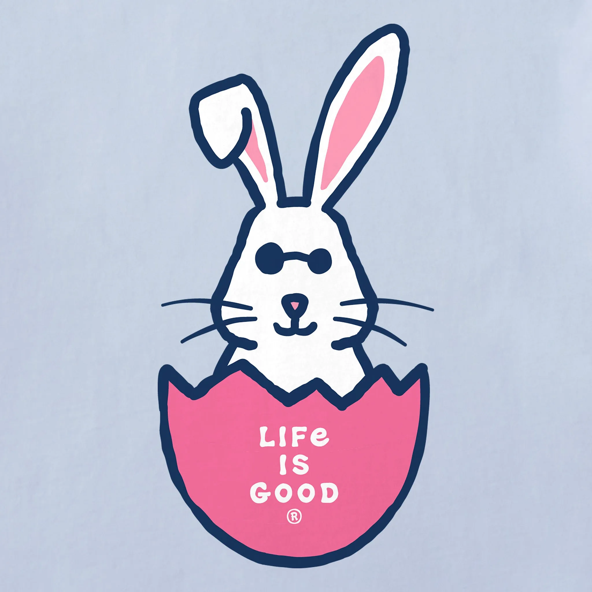 Women's Bunny in Egg Crusher-LITE Shrunken Tee sold by Life is Good product image thumbnail 2