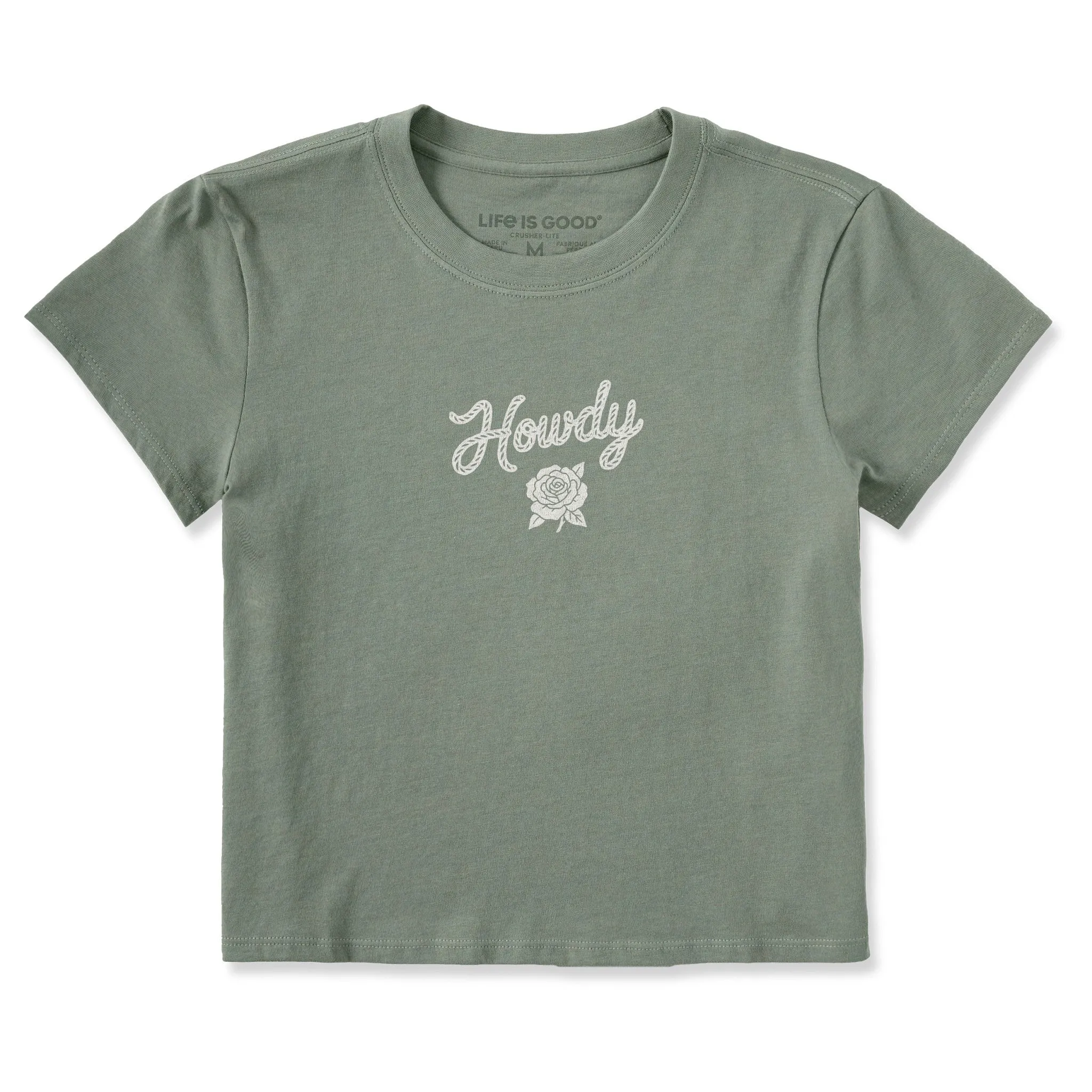 Women's Howdy Desert Rose Crusher-LITE Shrunken Tee sold by Life is Good