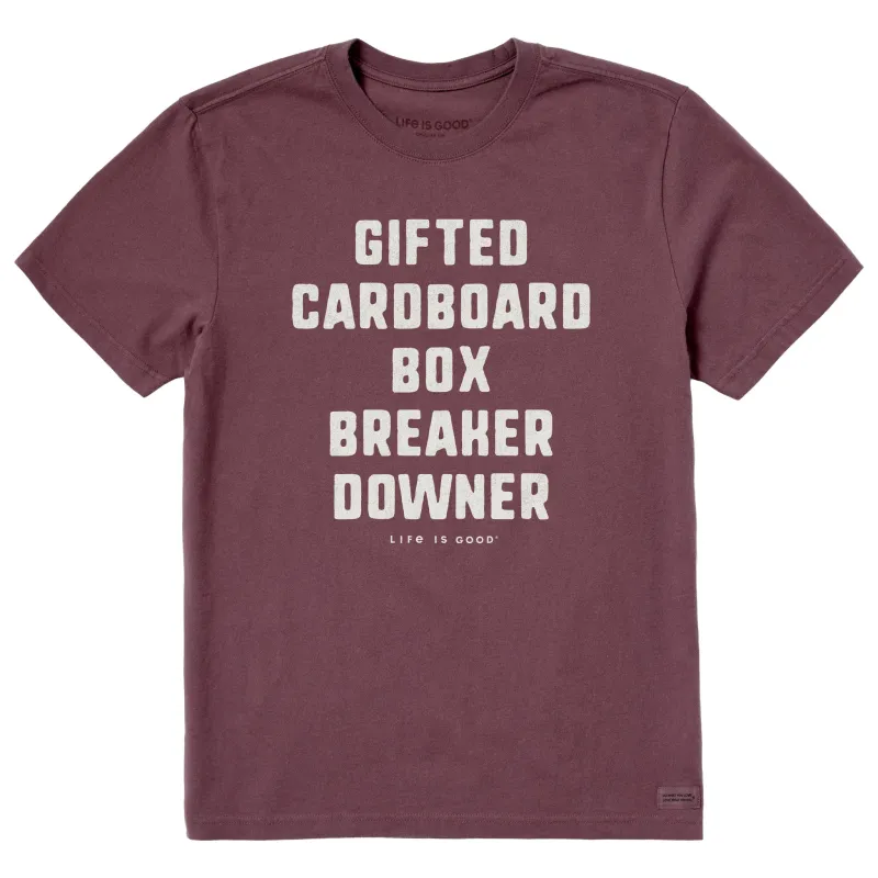 Men's Cardboard Box Breaker Short Sleeve Crusher Tee sold by Life is Good