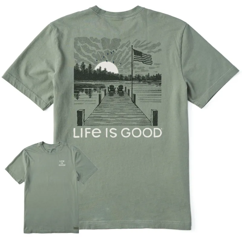 Men's Land of the Chill Short Sleeve Crusher Tee made by Life is Good