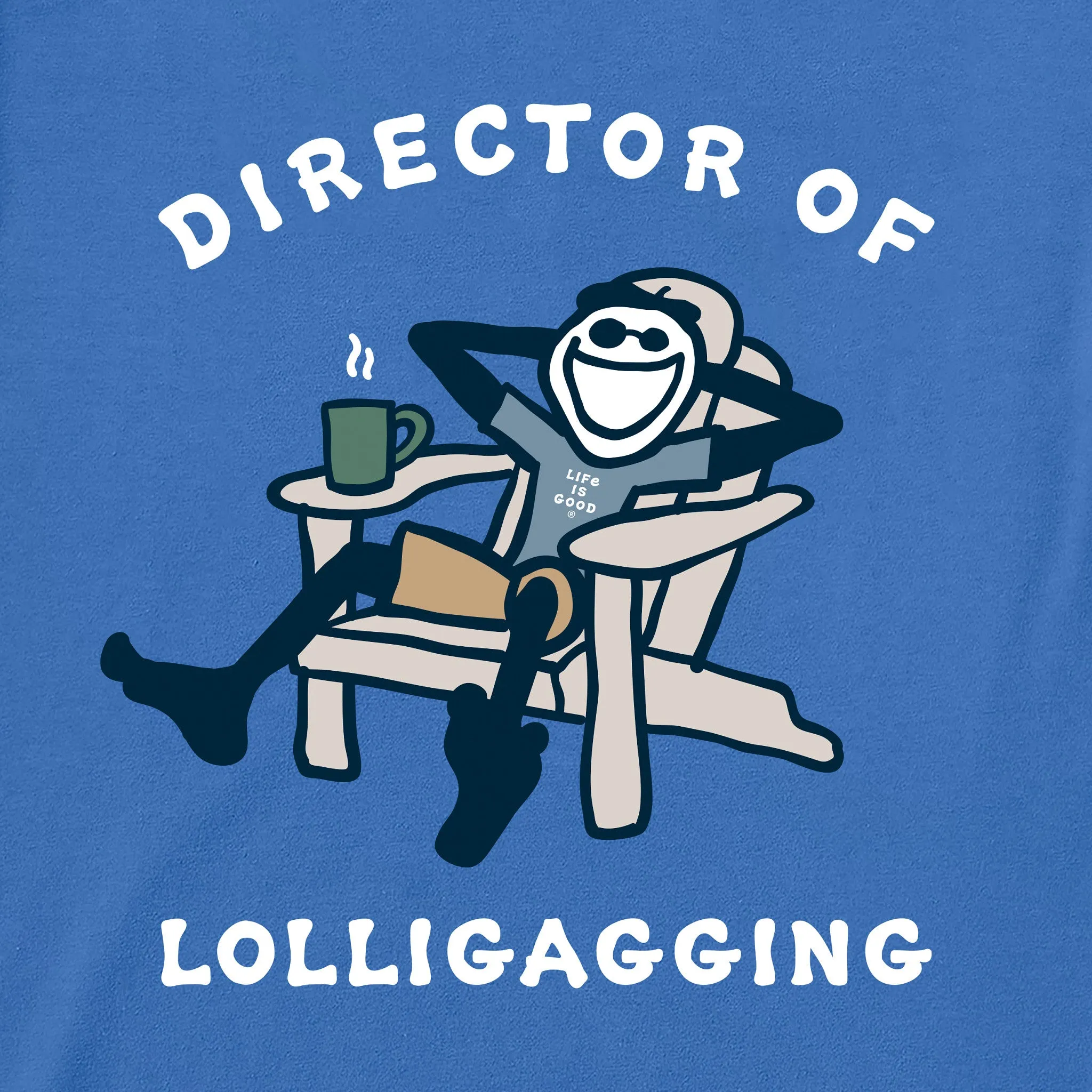 Men's Dir of Lolligaggin' Jake Adirondack Short Sleeve Crusher Tee sold by Life is Good product image thumbnail 2