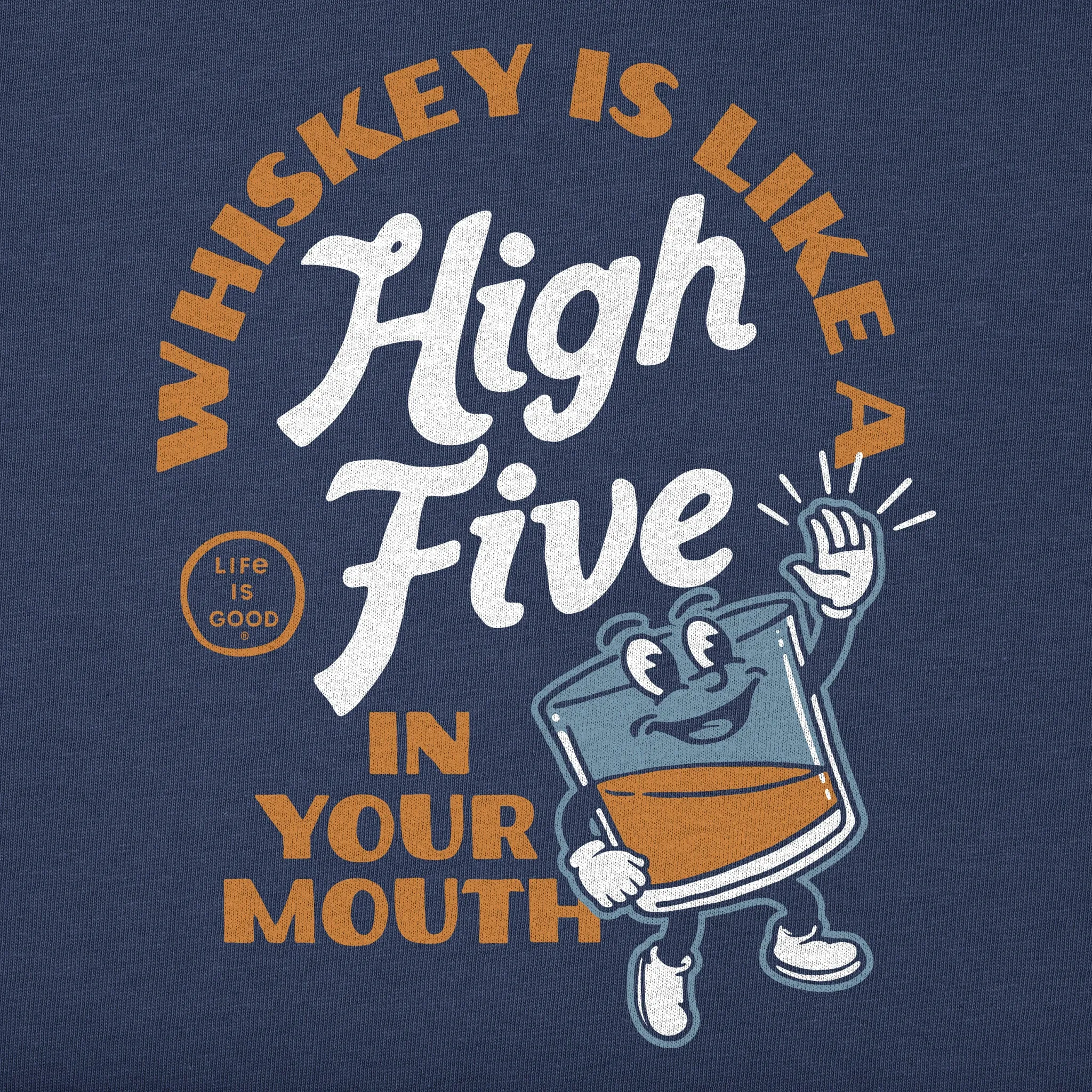 Men's High Five Whiskey Short Sleeve Crusher-LITE Tee sold by Life is Good product image thumbnail 2