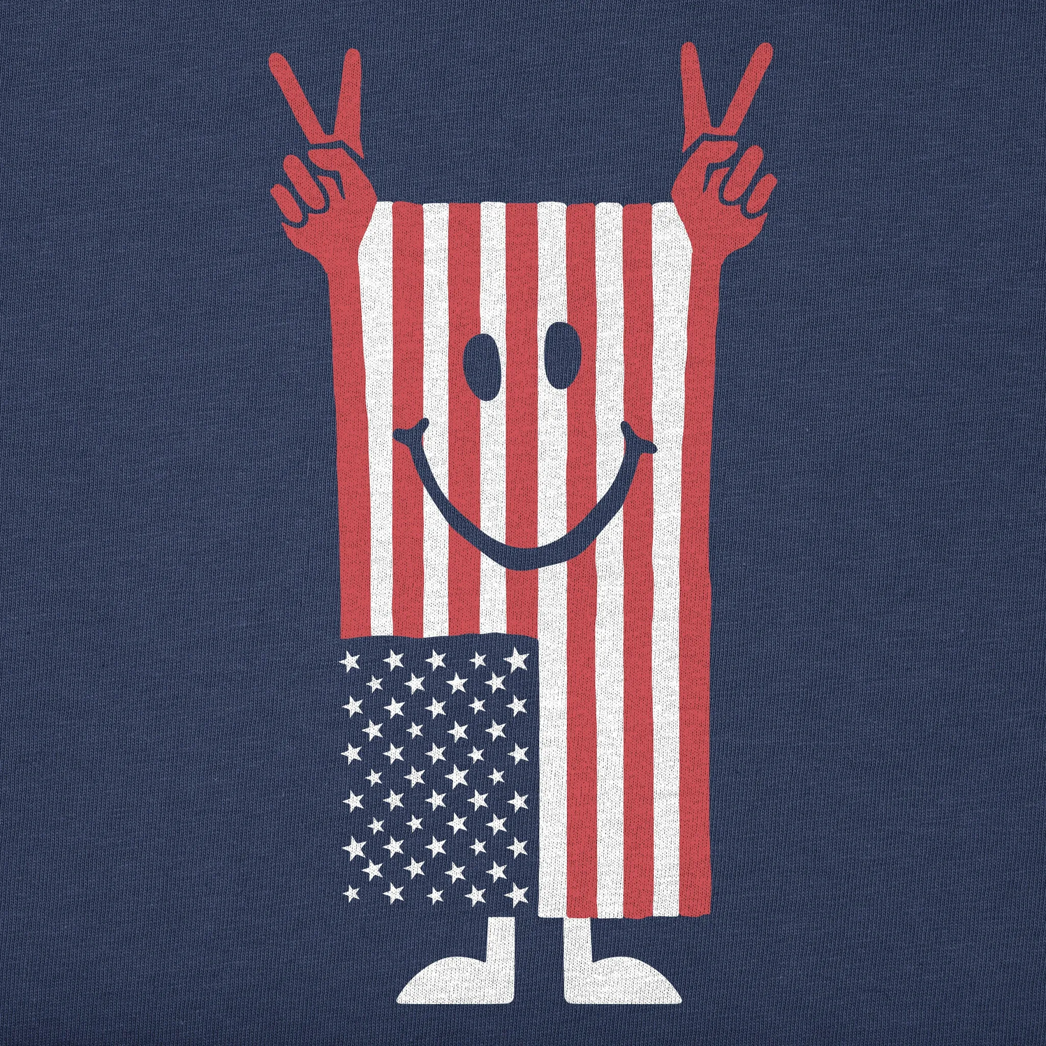 Men's Liberty & Laughs Short Sleeve Crusher Tee sold by Life is Good product image thumbnail 2