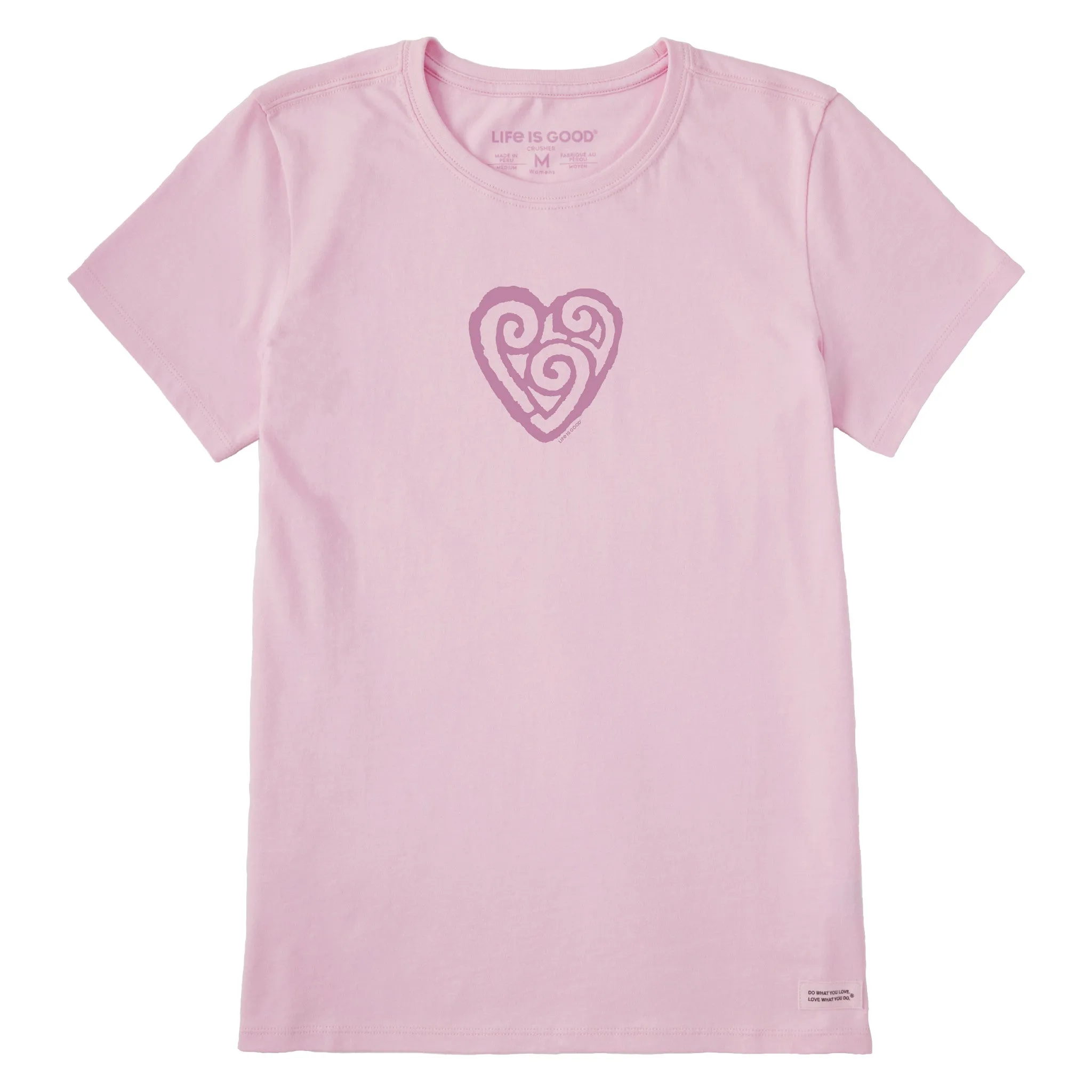 Women's Crafty Heart Short Sleeve Crusher Tee sold by Life is Good