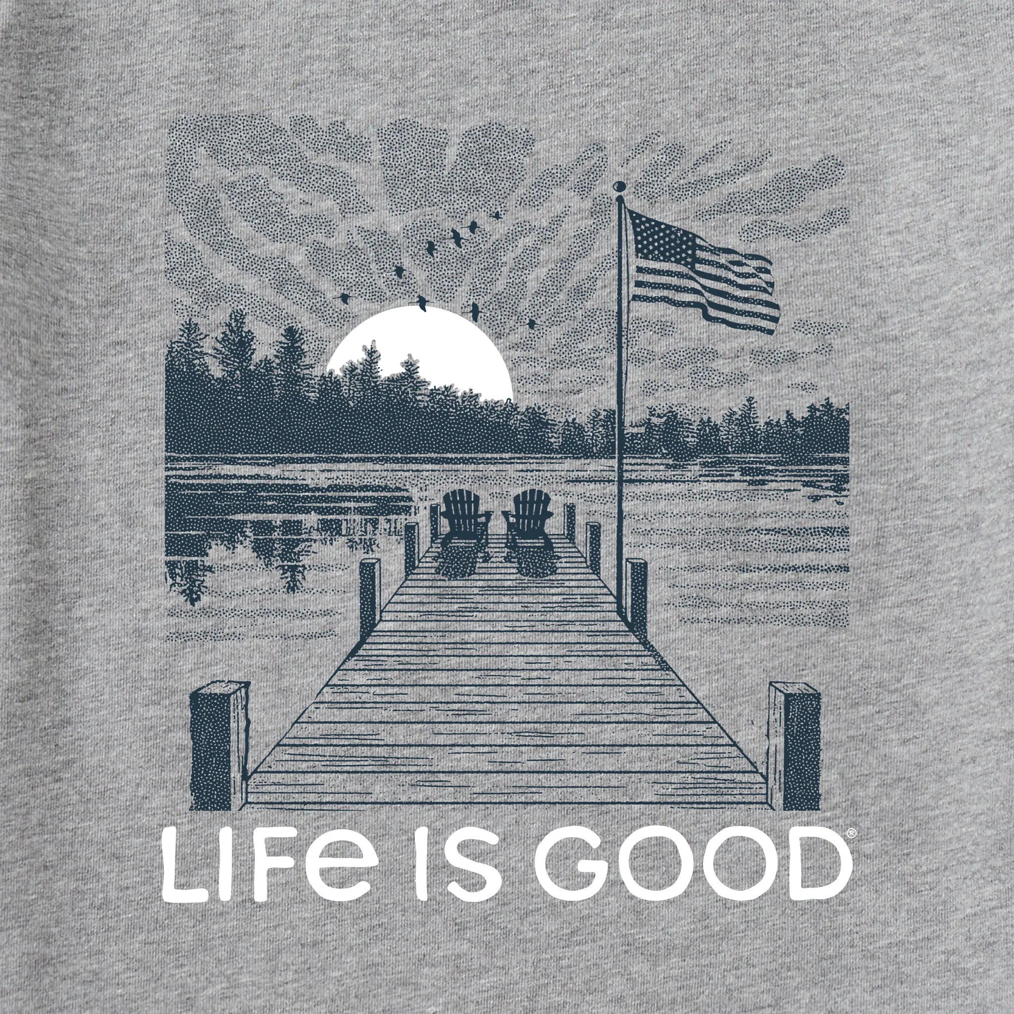 Men's Ray Days Short Sleeve Crusher Tee sold by Life is Good product image thumbnail 2