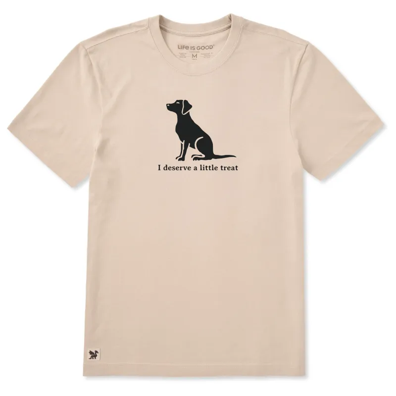 Men's Dog Treat Short Sleeve Crusher Tee made by Life is Good