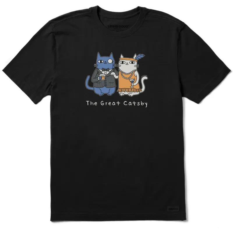 Men's The Great Catsby Short Sleeve Crusher Tee made by Life is Good
