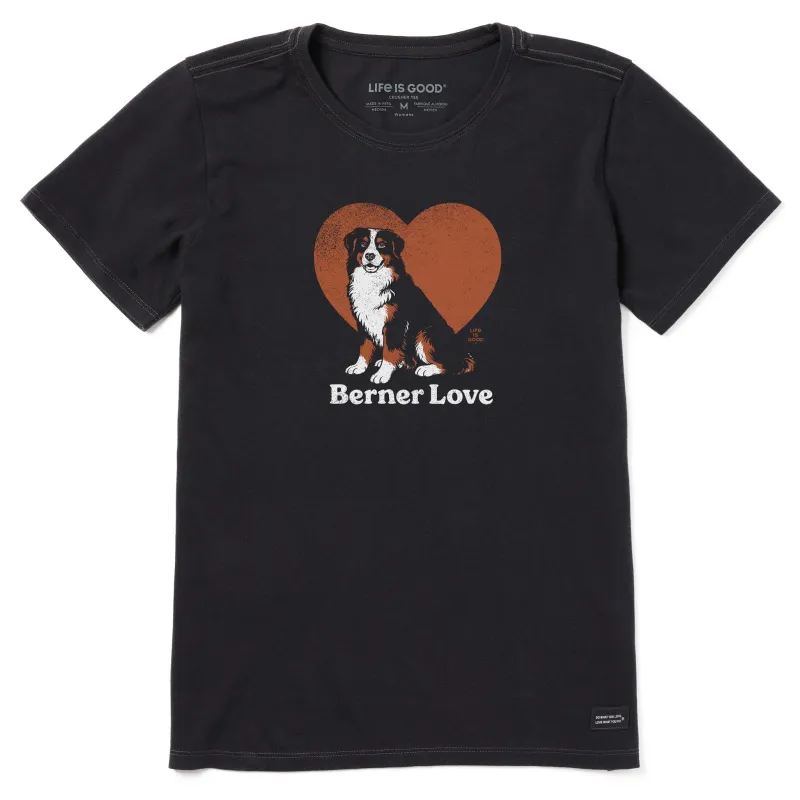 Women's Berner Love Short Sleeve Crusher Tee sold by Life is Good