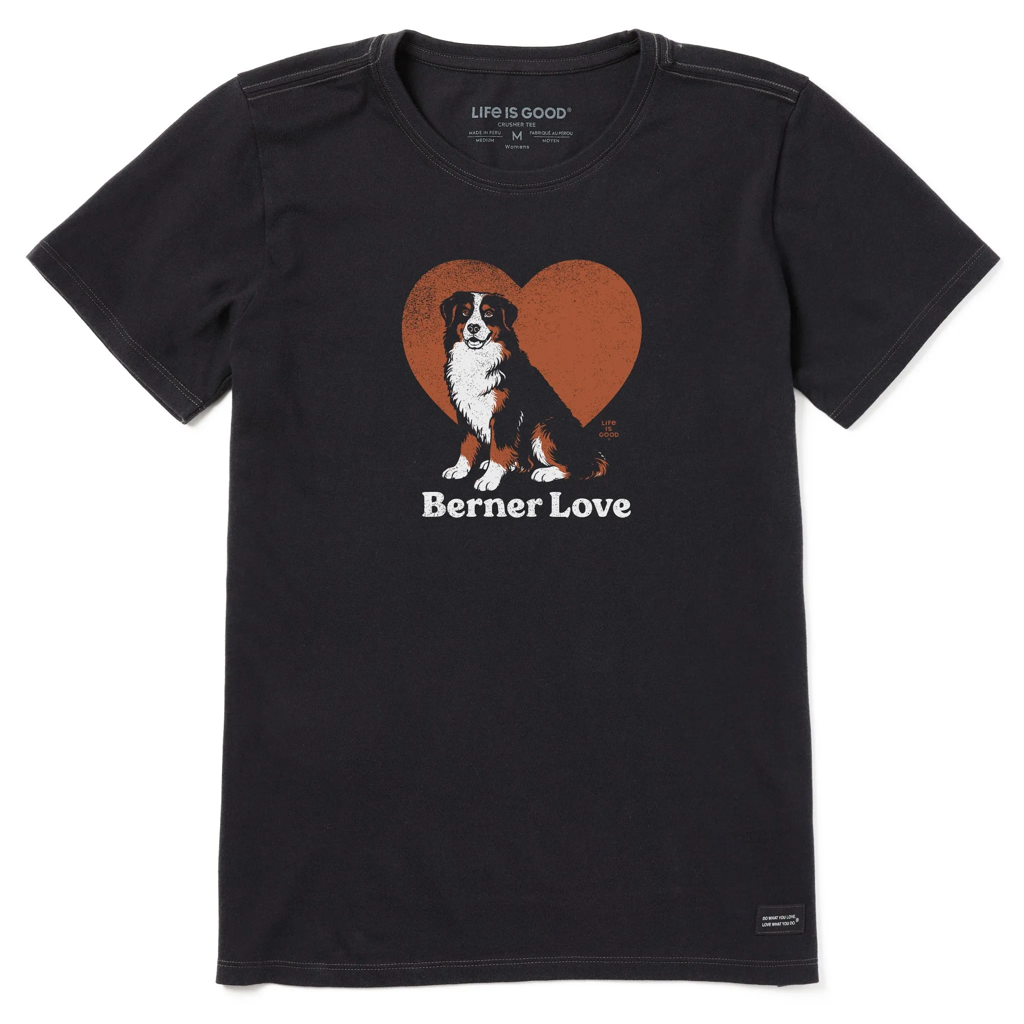 Women's Berner Love Short Sleeve Crusher Tee sold by Life is Good