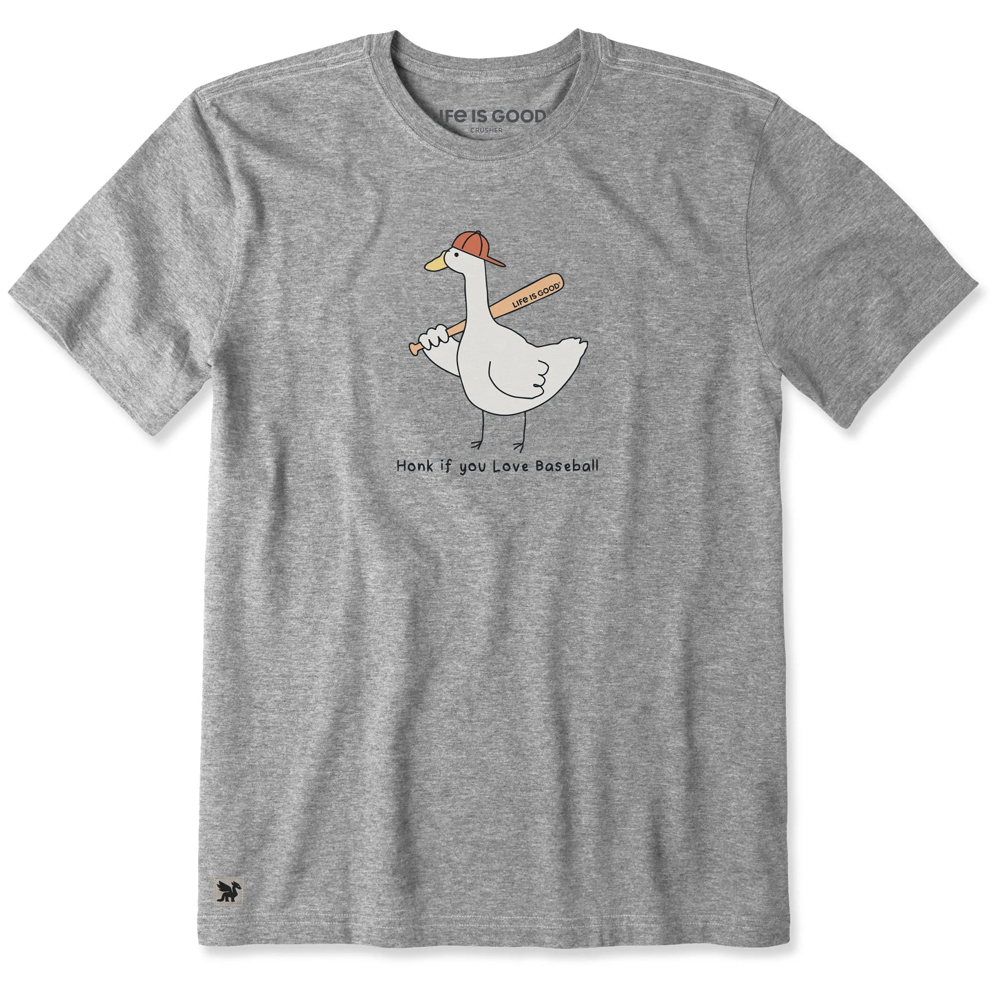 Men's Honk if You Love Baseball Short Sleeve Crusher Tee sold by Life is Good
