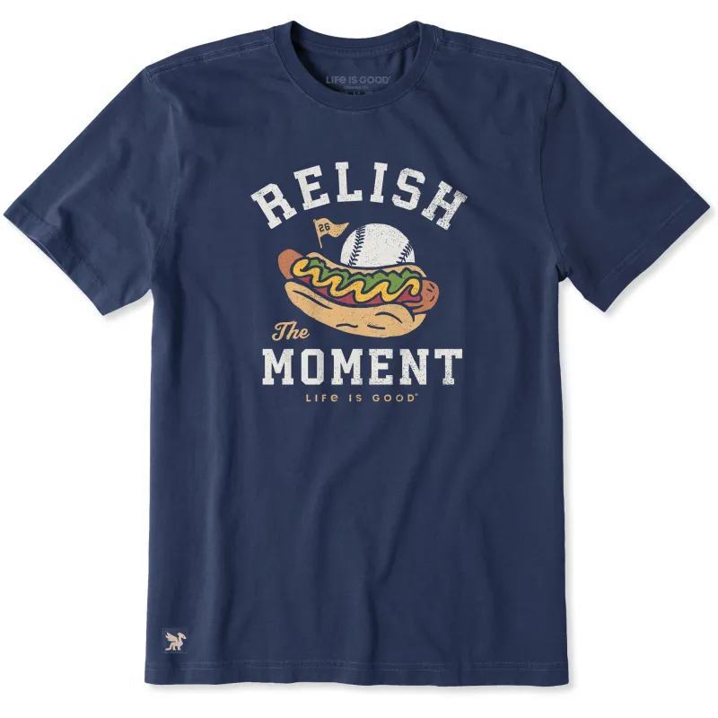 Men's Relish the Moment Short Sleeve Crusher Tee made by Life is Good