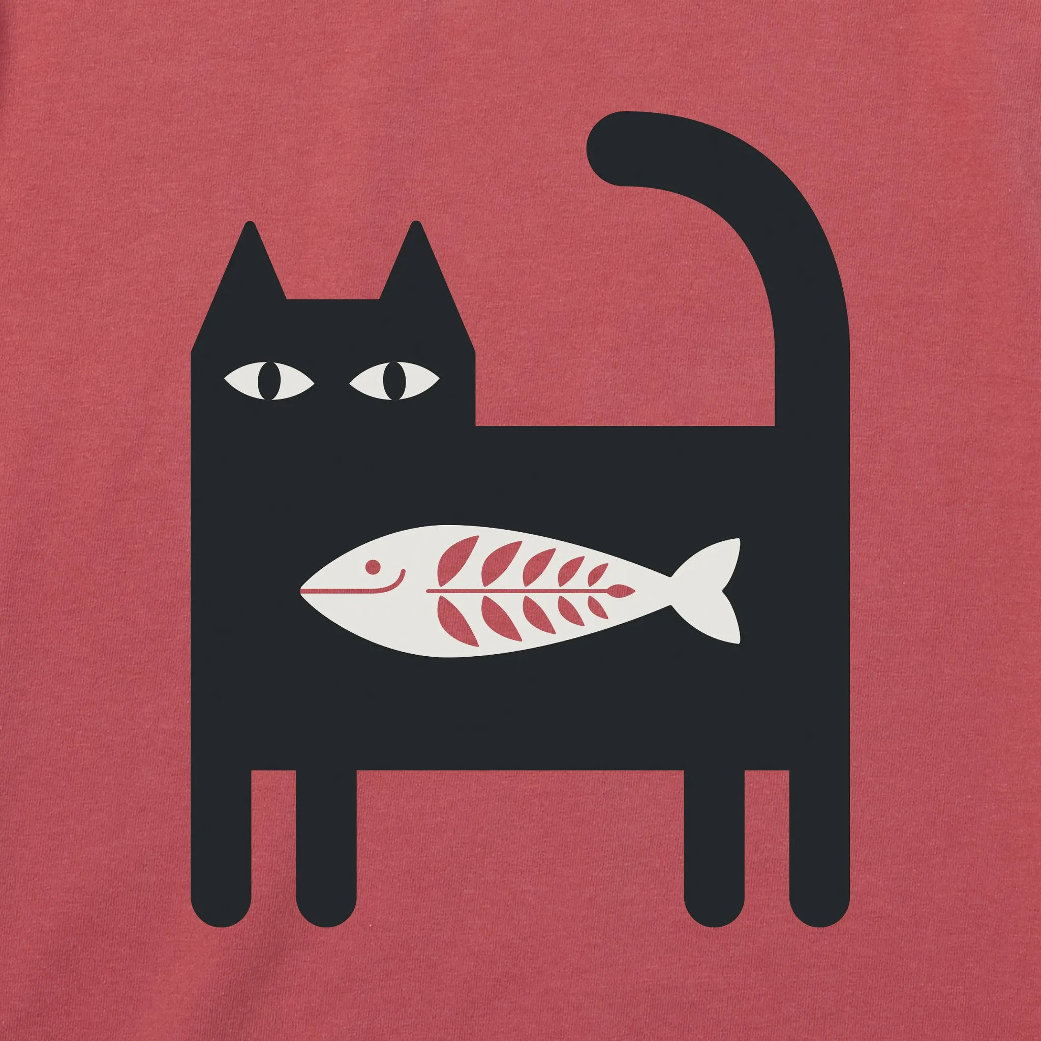 Men's Bert's Fish Cat Short Sleeve Crusher Tee sold by Life is Good product image thumbnail 5