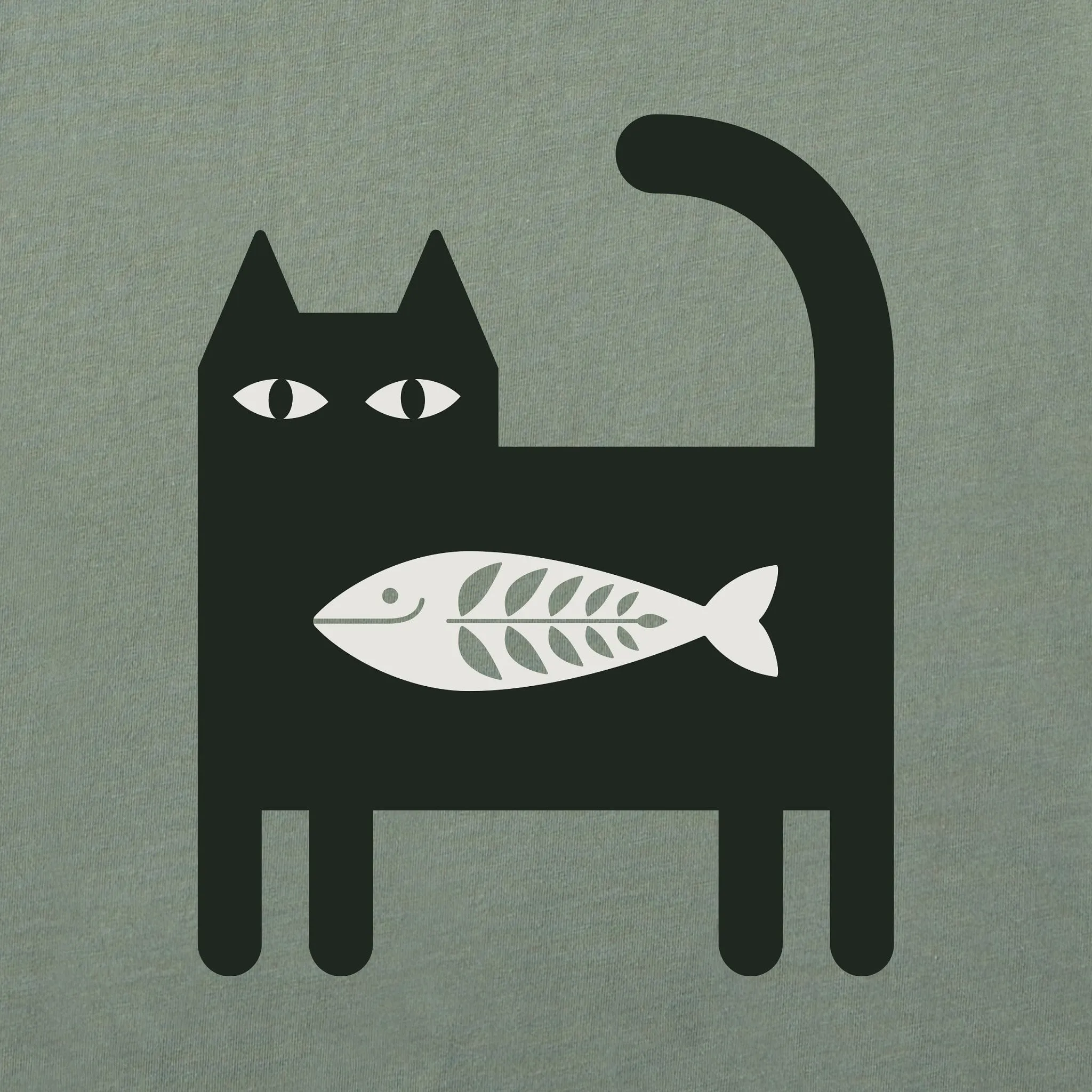 Men's Bert's Fish Cat Short Sleeve Crusher Tee sold by Life is Good product image thumbnail 2