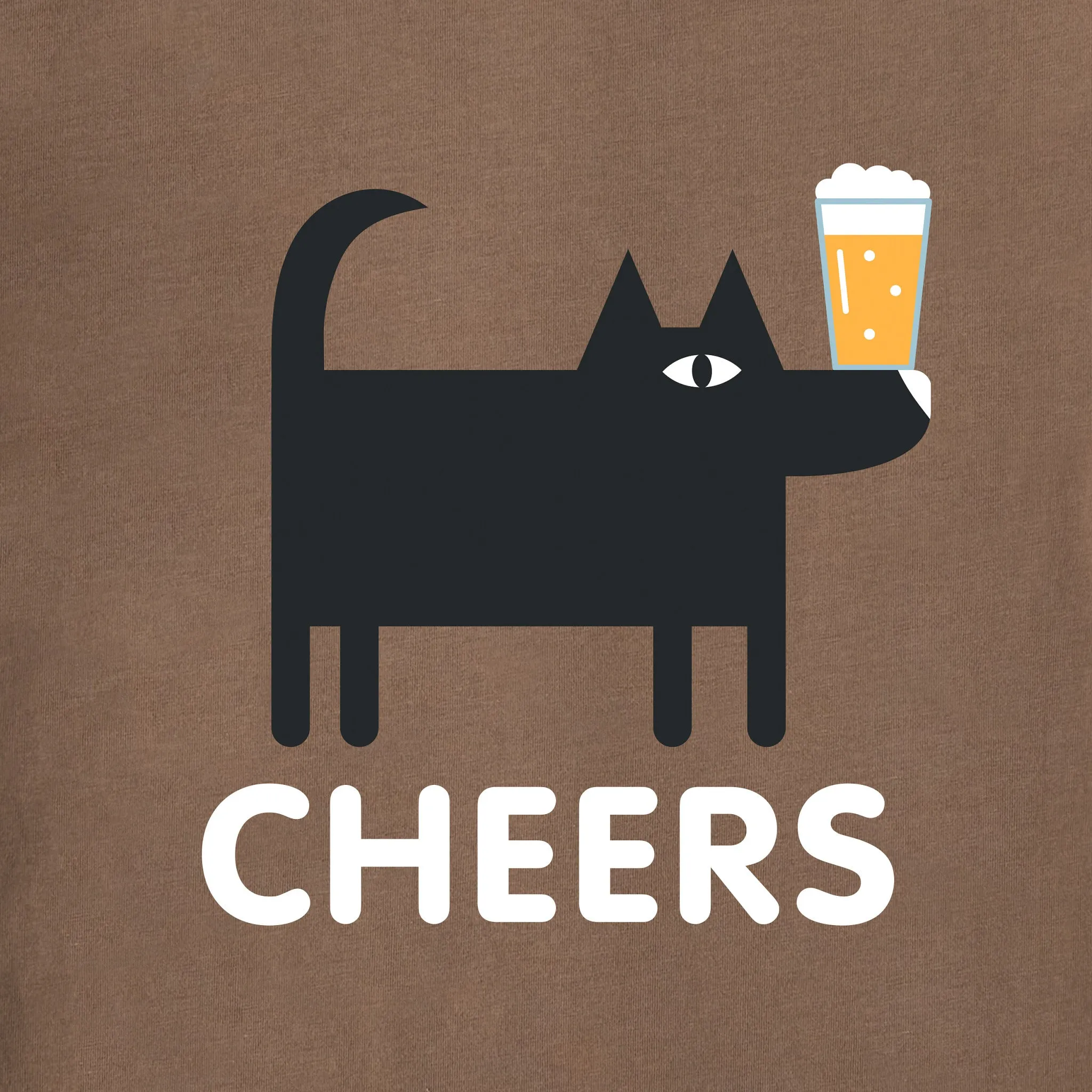 Men's Bert's Beer Dog Short Sleeve Crusher Tee sold by Life is Good product image thumbnail 2