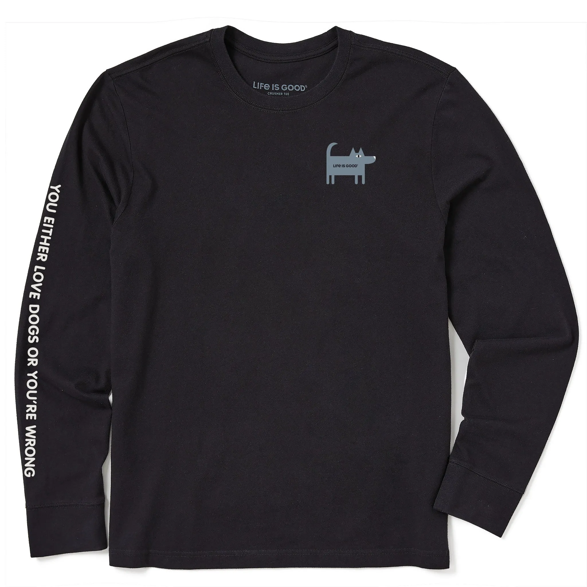 Men's Bert's Love Dogs Long Sleeve Crusher Tee sold by Life is Good product image thumbnail 5