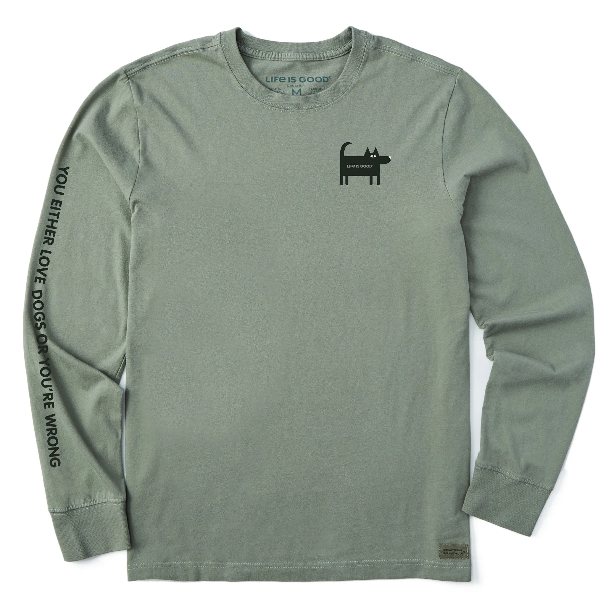 Men's Bert's Love Dogs Long Sleeve Crusher Tee sold by Life is Good product image thumbnail 3