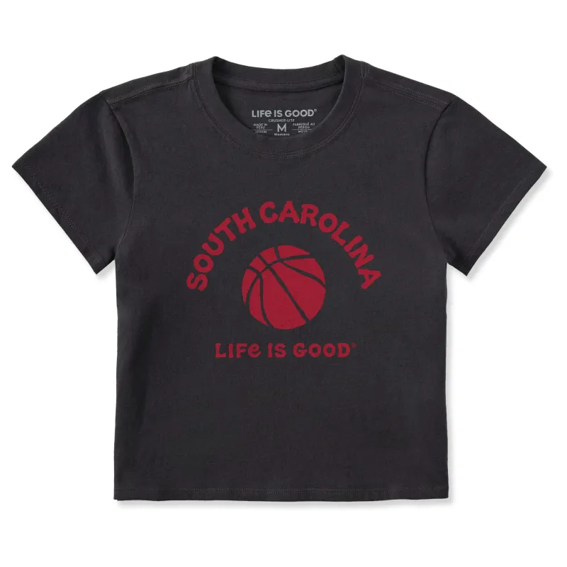 Women's South Carolina Basketball Crusher-LITE Shrunken Tee made by Life is Good