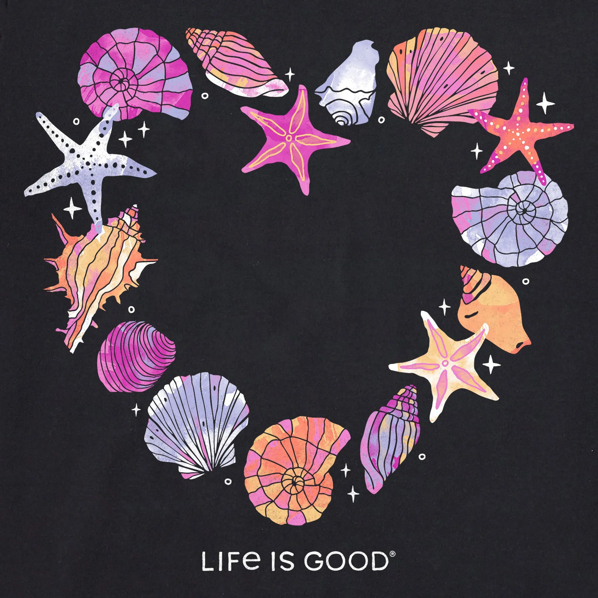 Women's Seashell Heart Crusher Boxy Tank sold by Life is Good product image thumbnail 2