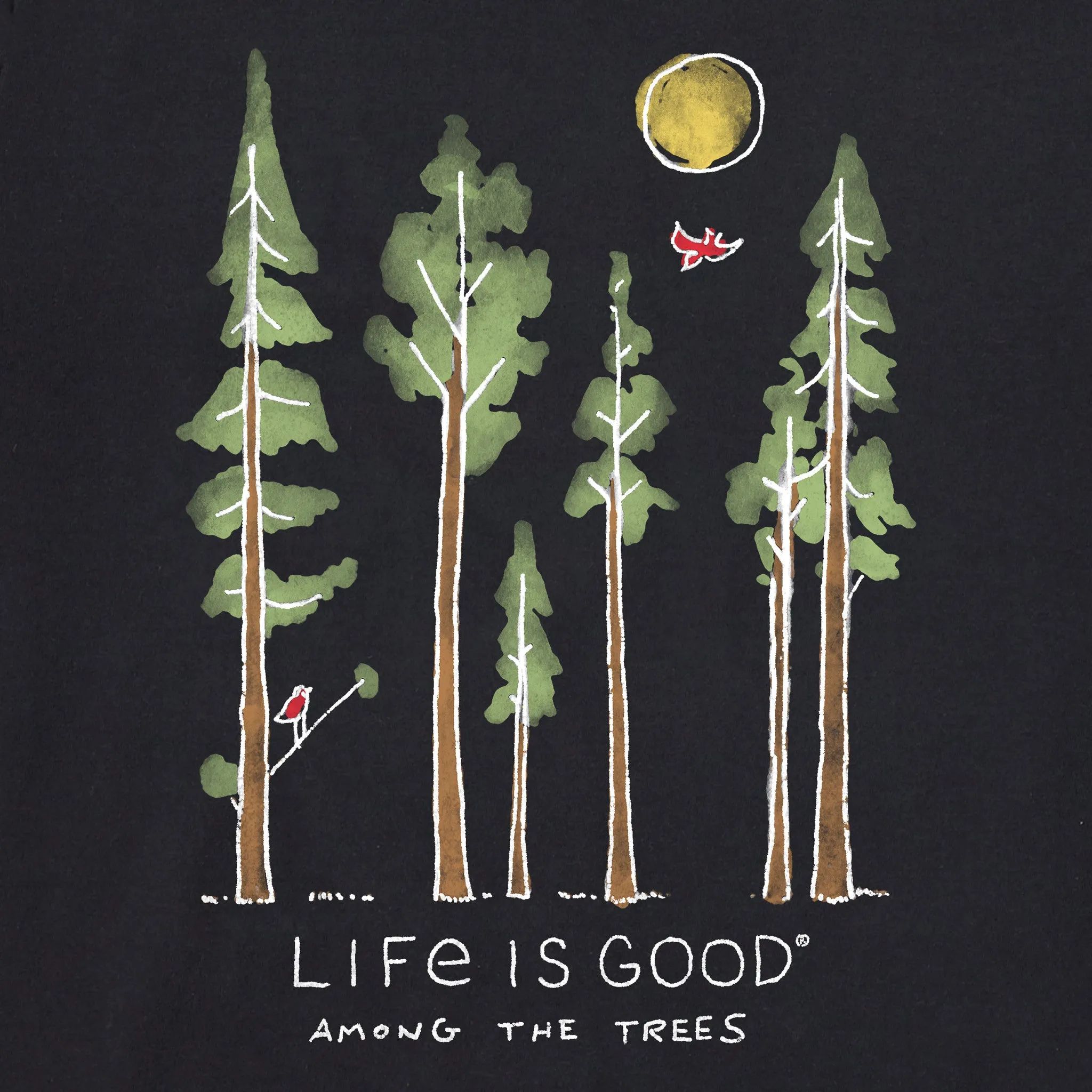 Women's Life is Good Among the Trees Crusher Boxy Tank sold by Life is Good product image thumbnail 2