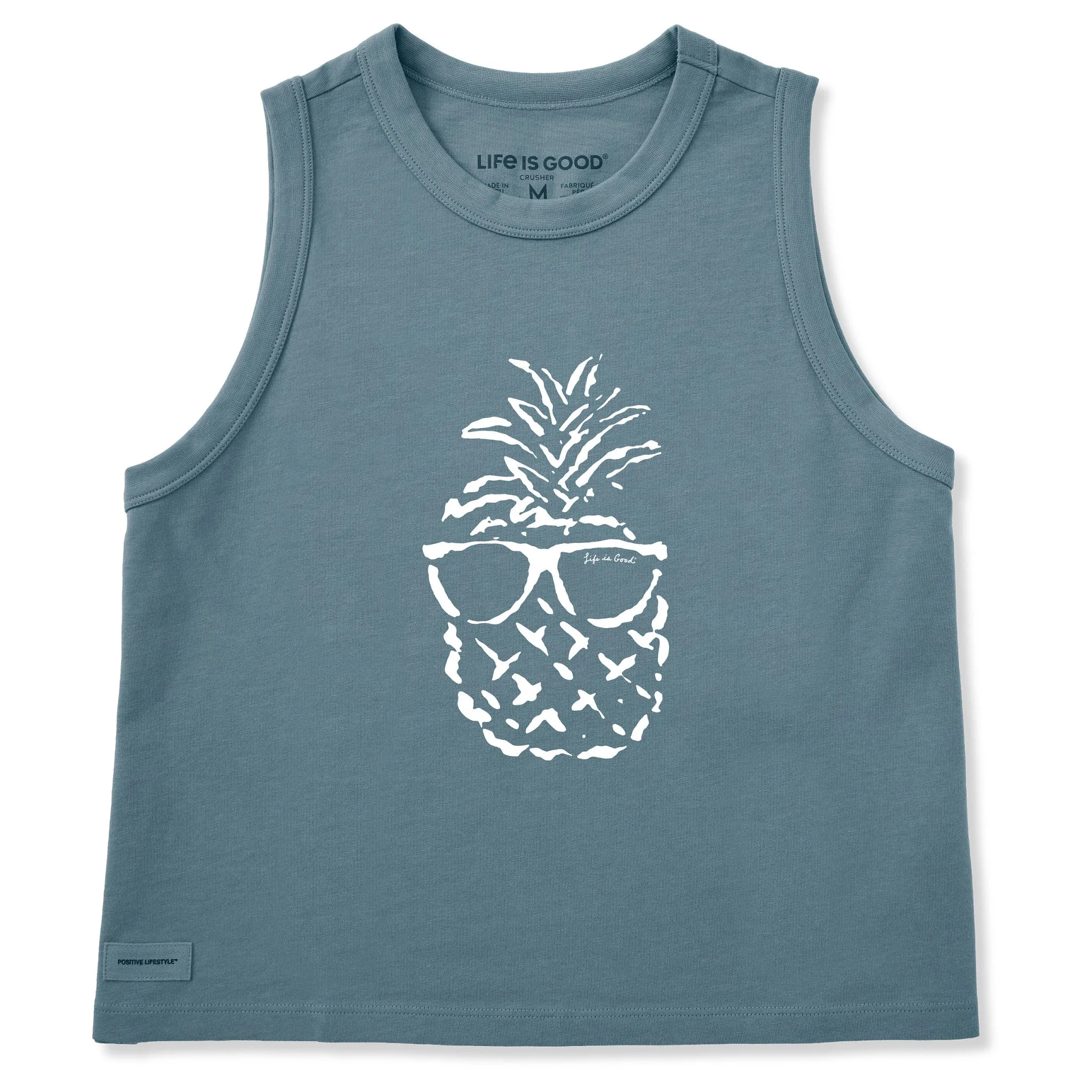 Women's Pineapple Shade Crusher Boxy Tank sold by Life is Good
