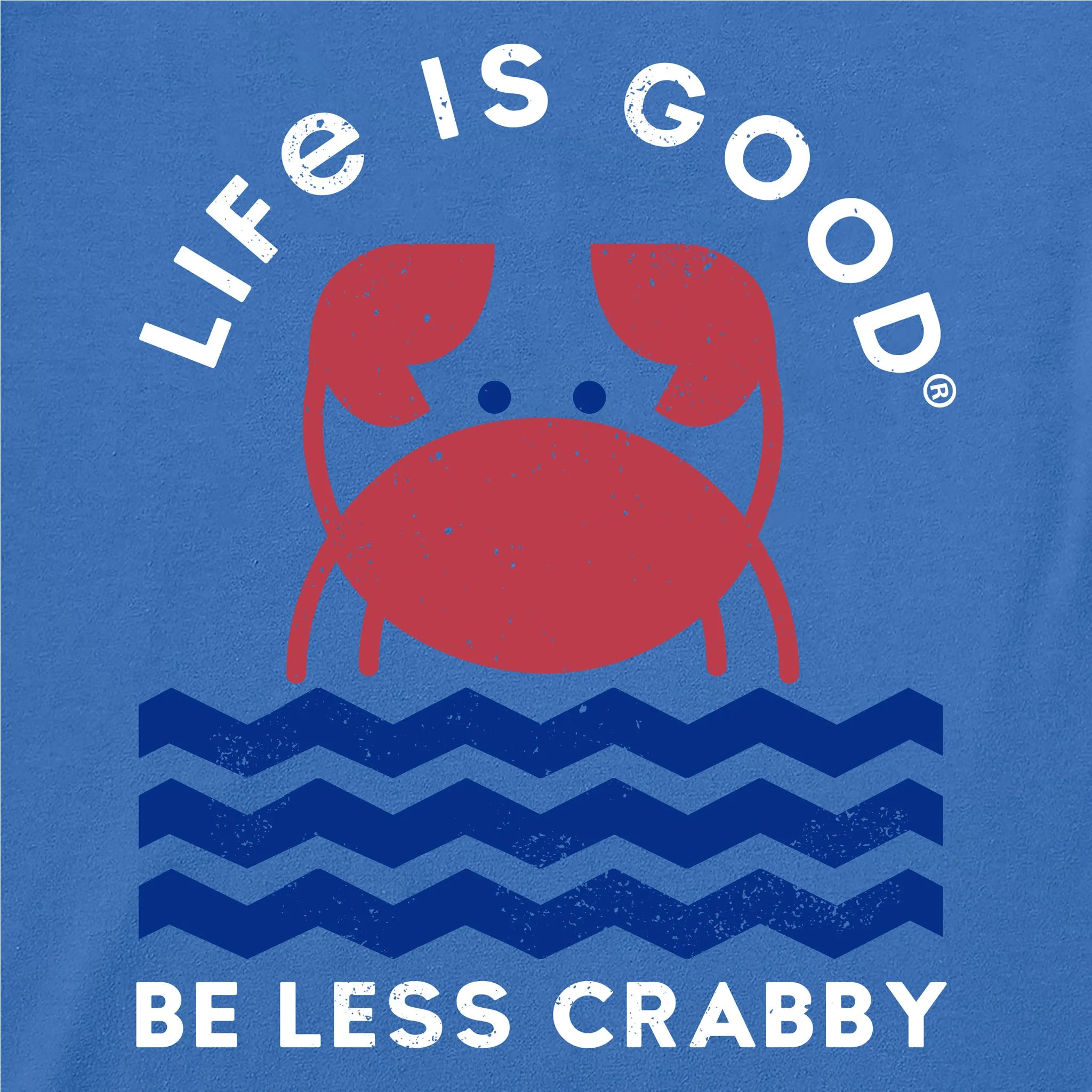 Women's Crafty Be Less Crabby Geometric Crusher Boxy Tank sold by Life is Good product image thumbnail 2