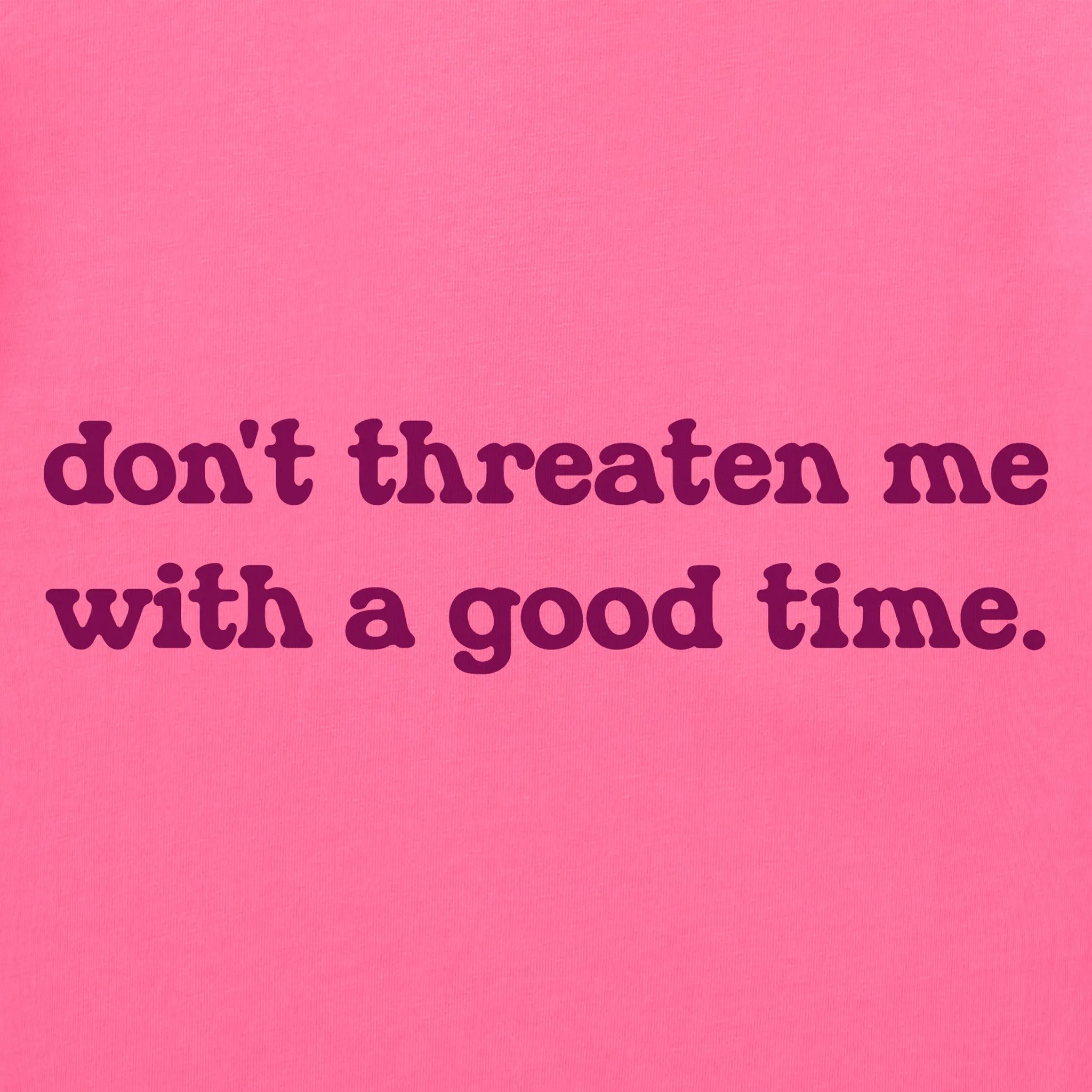 Women's Don't Threaten Me Crusher Boxy Tank sold by Life is Good product image thumbnail 2