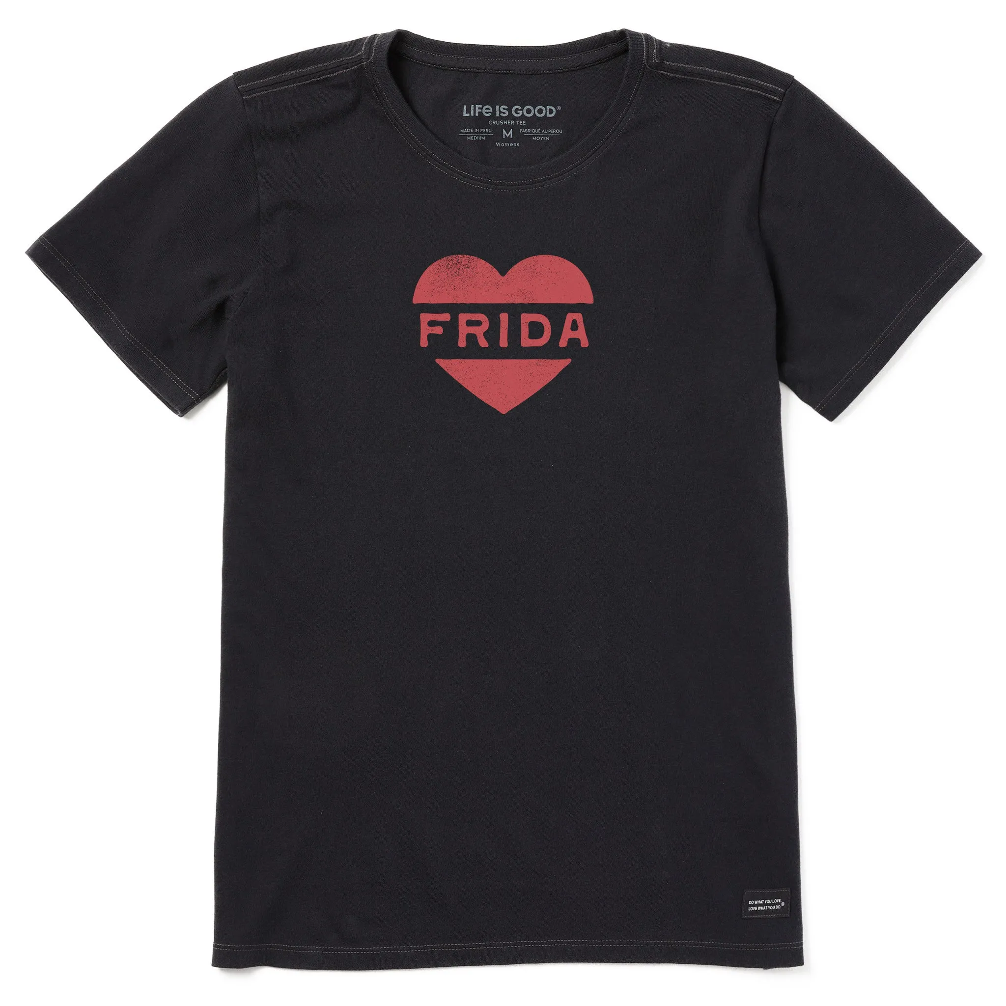 Women's Frida Heart Short Sleeve Crusher Tee sold by Life is Good