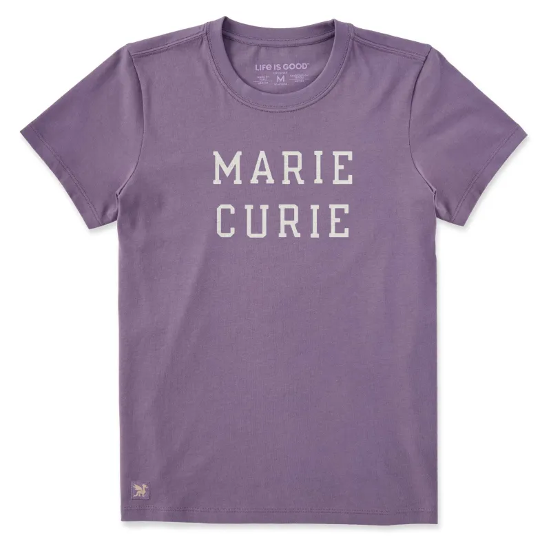 Women's Marie Curie Short Sleeve Crusher Tee sold by Life is Good