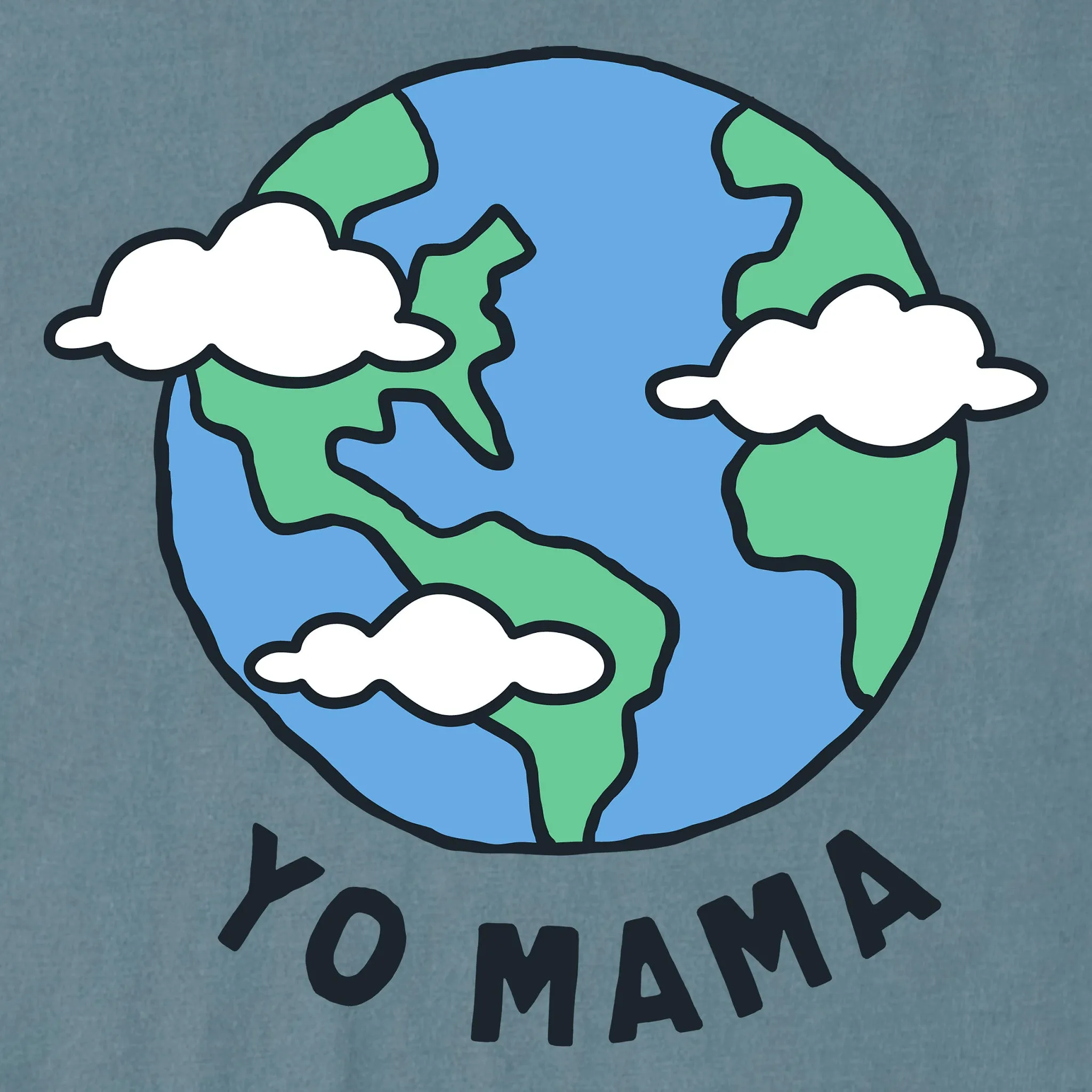Men's Yo Mama Earth Short Sleeve Crusher Tee sold by Life is Good product image thumbnail 2