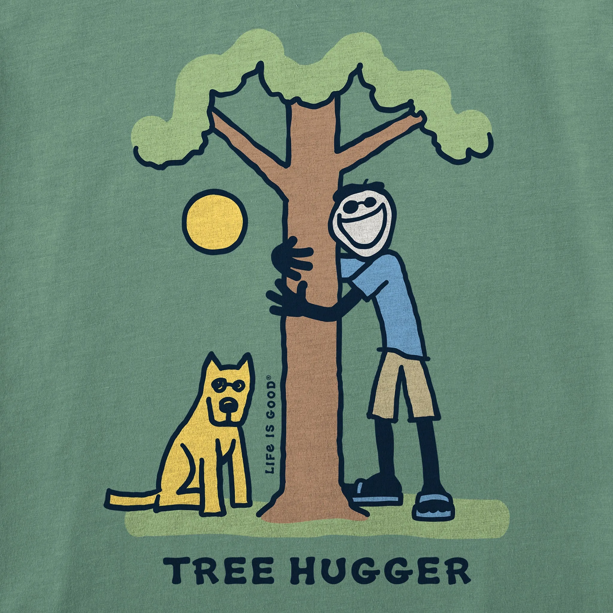 Women's Jake and Rocket Tree Hug Short Sleeve Crusher Tee sold by Life is Good product image thumbnail 2