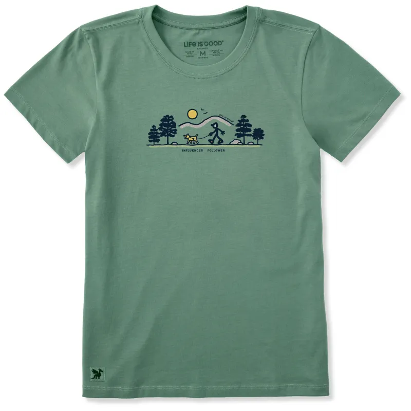 Women's Jake and Rocket Influencer Follower Short Sleeve Crusher Tee made by Life is Good