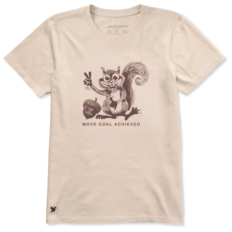 Women's Move Goal Squirrel Short Sleeve Crusher Tee made by Life is Good