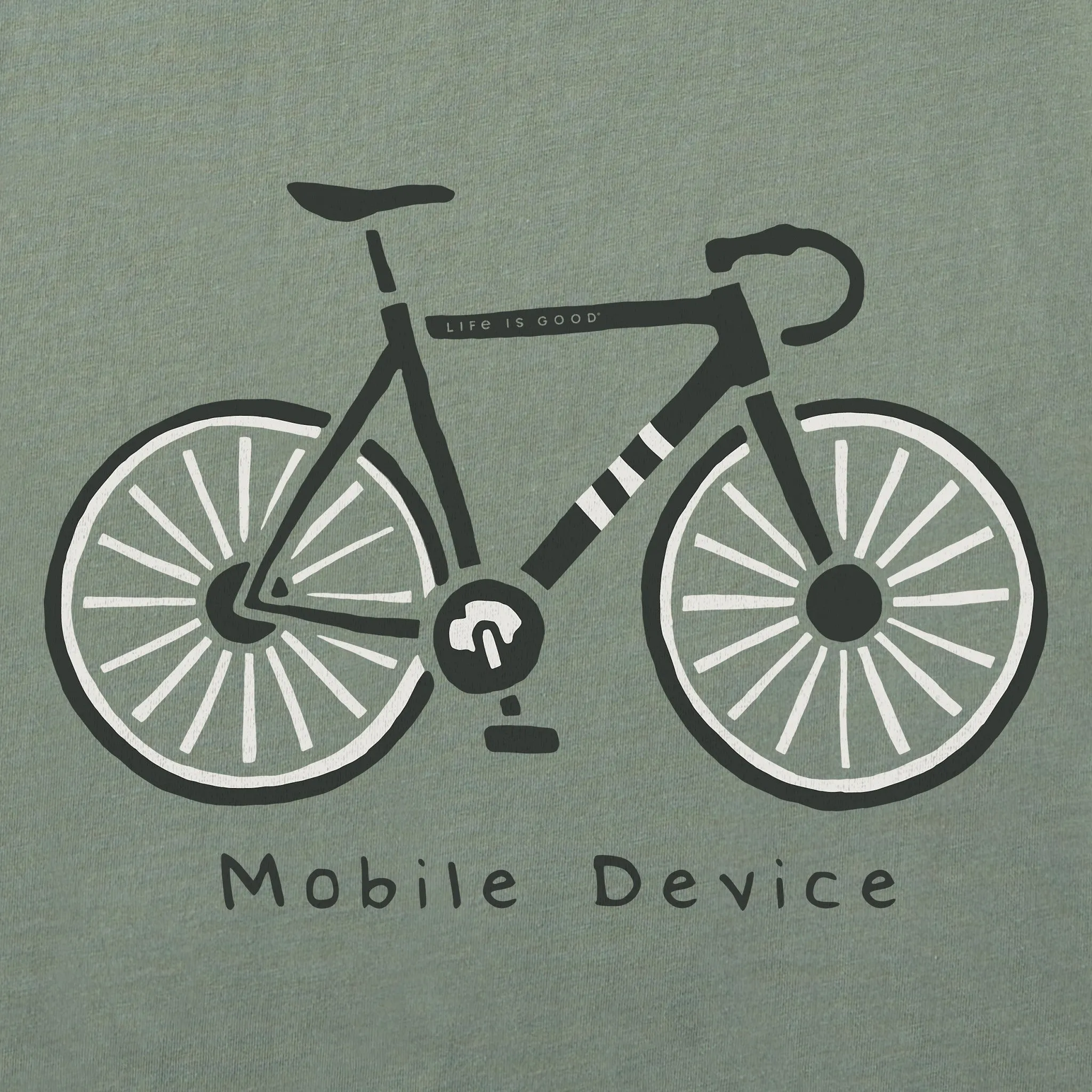 Women's Bike Mobile Device Short Sleeve Crusher Boxy Tee sold by Life is Good product image thumbnail 2