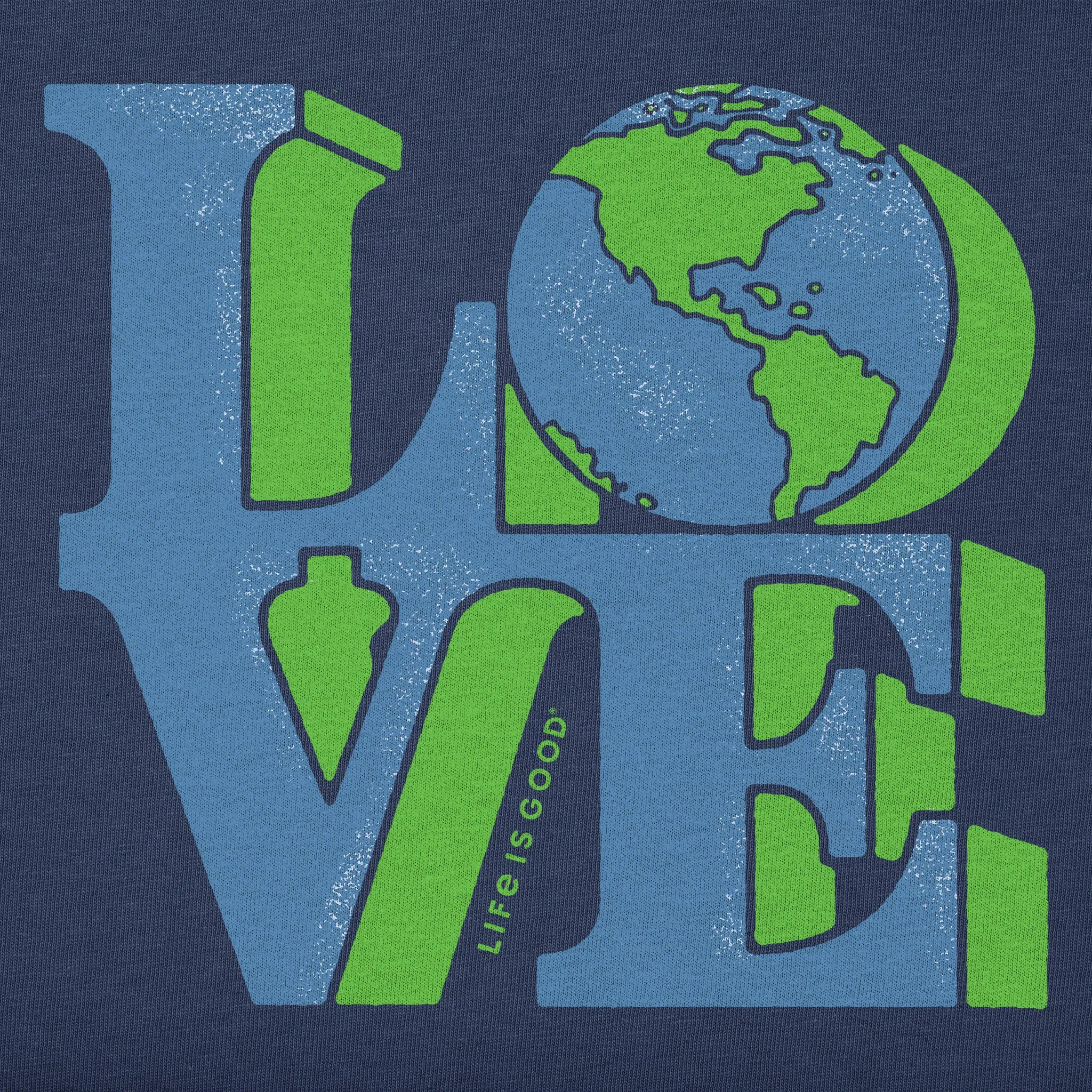 Men's Love Globe Short Sleeve Tee sold by Life is Good product image thumbnail 4